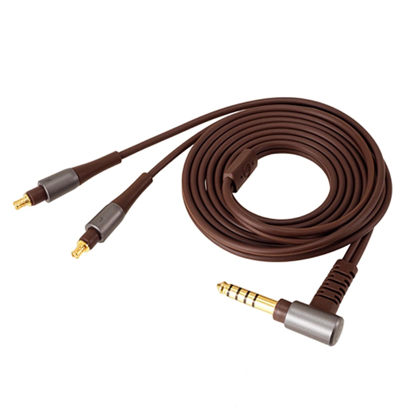 3.5mm/4.4mm Earphone Cable HiFi Headset Wire for ATH-ESW950 Brown 4.4mm