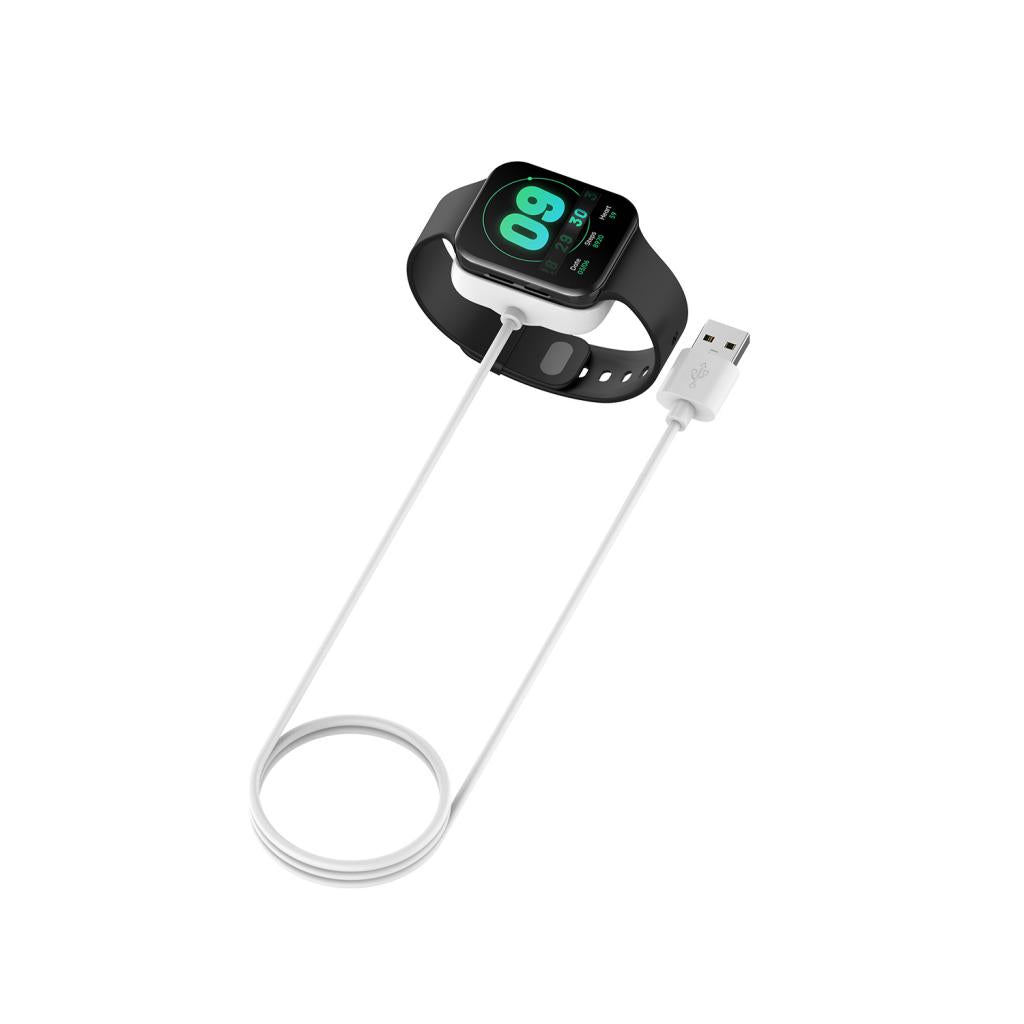 1M USB Charger Cradle Dock Portable for Oppo Watch1 Wristband White For 41mm