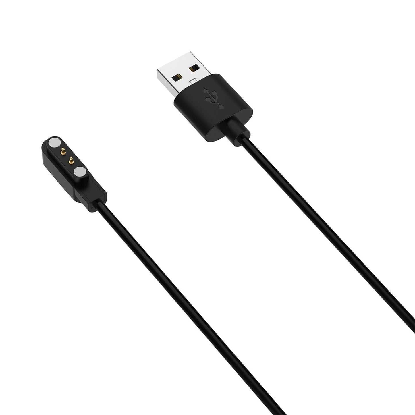 1.2m USB Charging Cable Magnetic for Oww206 Oww208 Watch Wristband Black