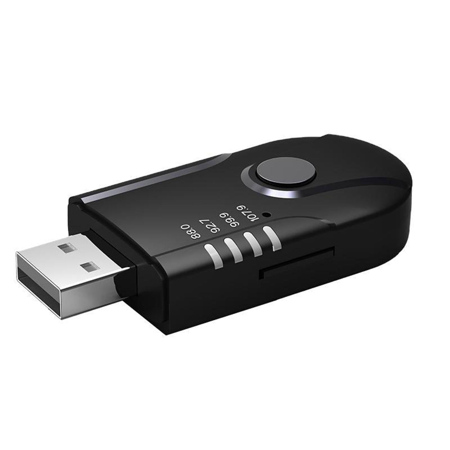 USB Bluetooth Adapter Wireless Built-in Mic Audio for Laptop AUX Headphones