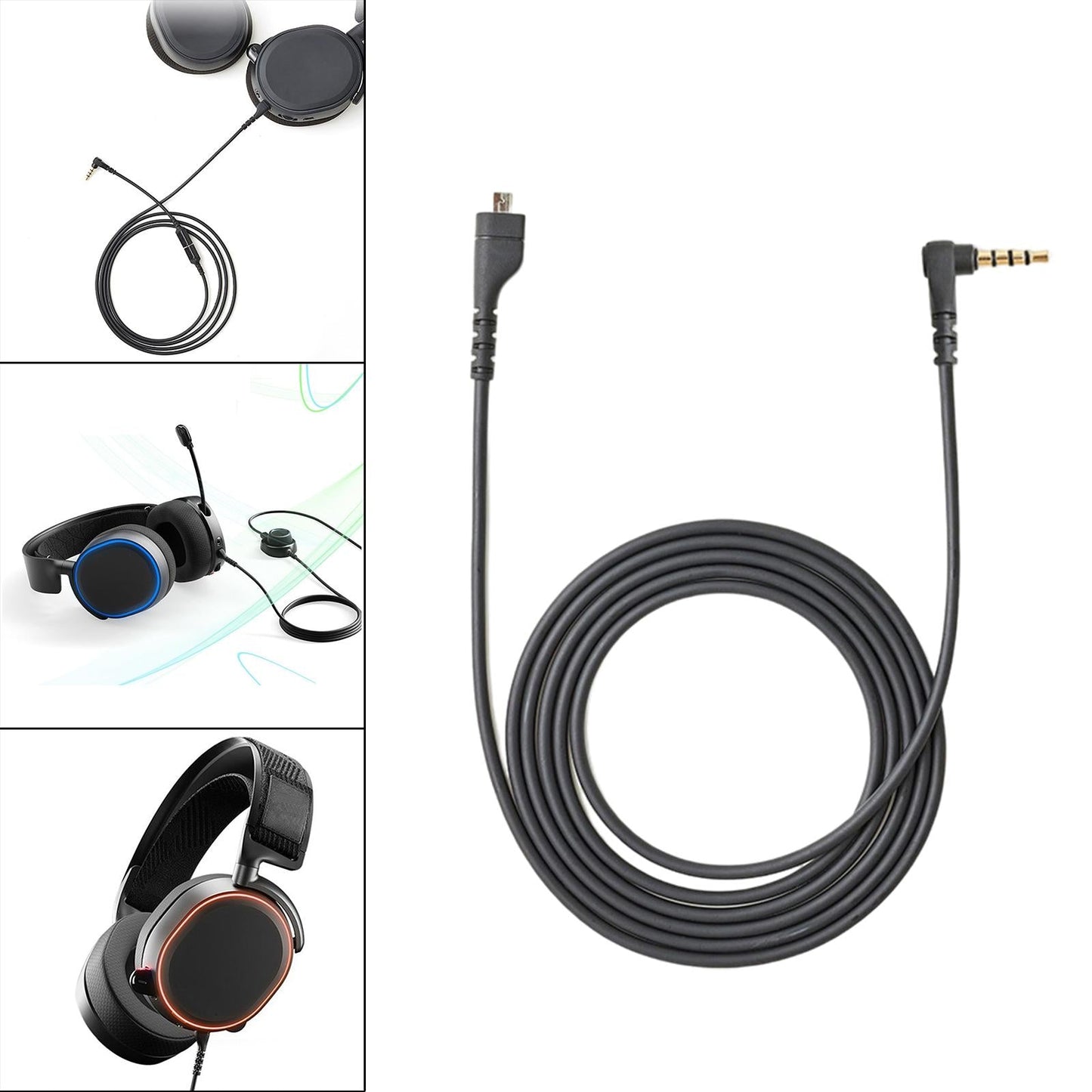 Sound Card Audio Cable For Steel-Series Arctis 3/5/7 Pro Headphone Conversion Line 16cm