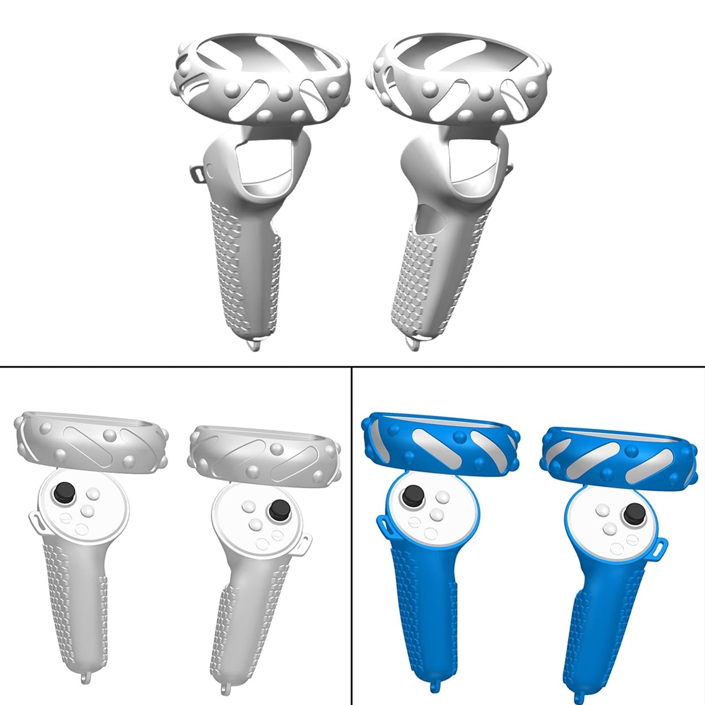 Controller Grips Cover Accessories Replacement Anti-Throw for Pico Neo3 Kids White