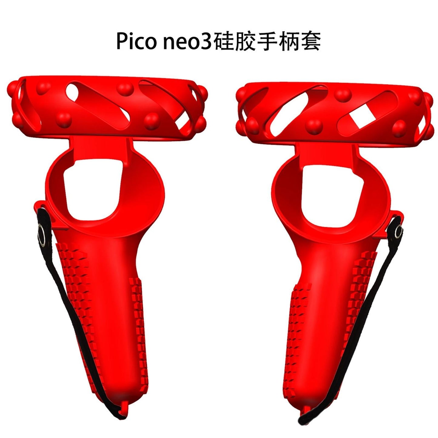 Controller Grips Cover Accessories Replacement Anti-Throw for Pico Neo3 Kids Red