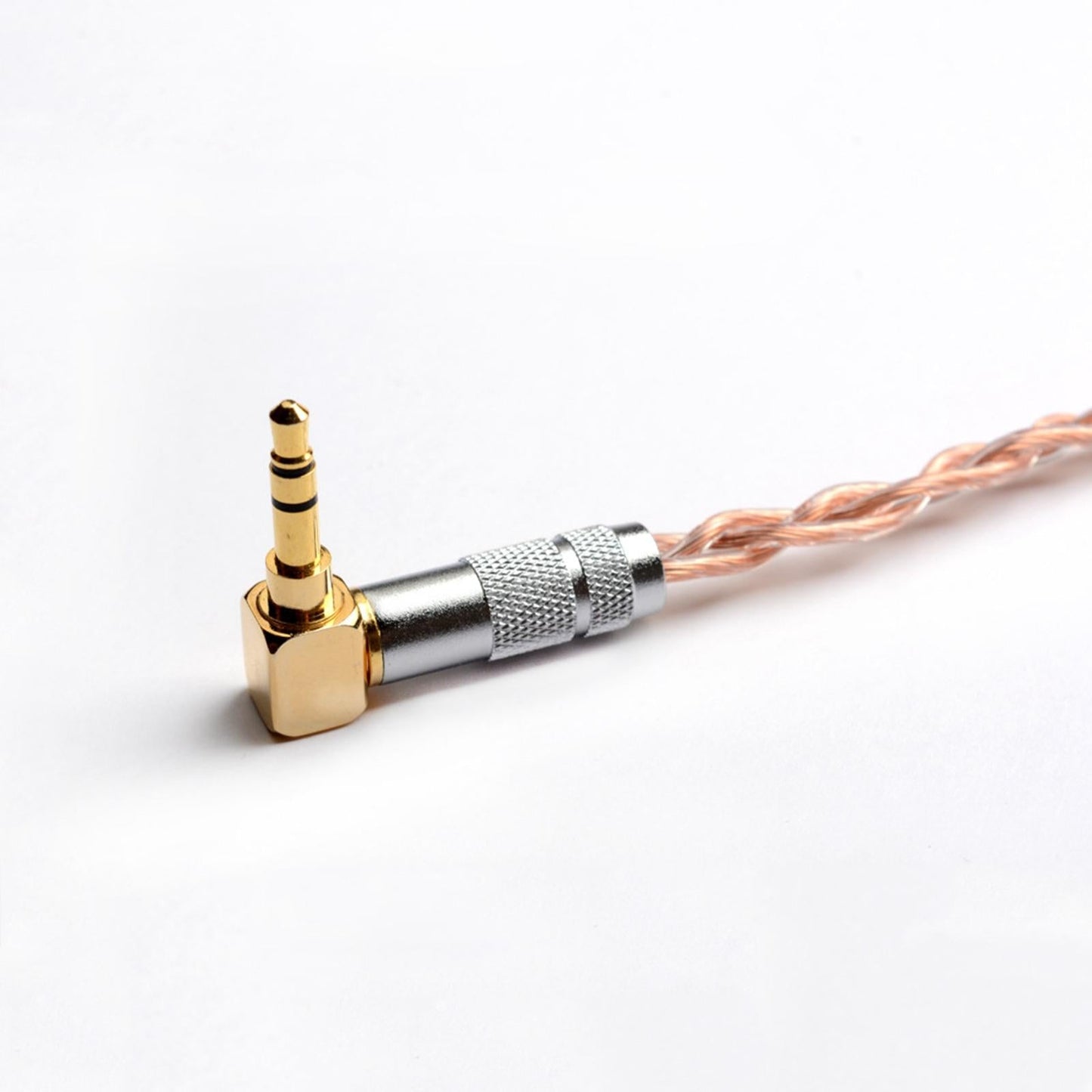 Audio Adapter Cable 3.5mm Microphone Universal Sound Card for Ipods iPhones Elbow + Elbow