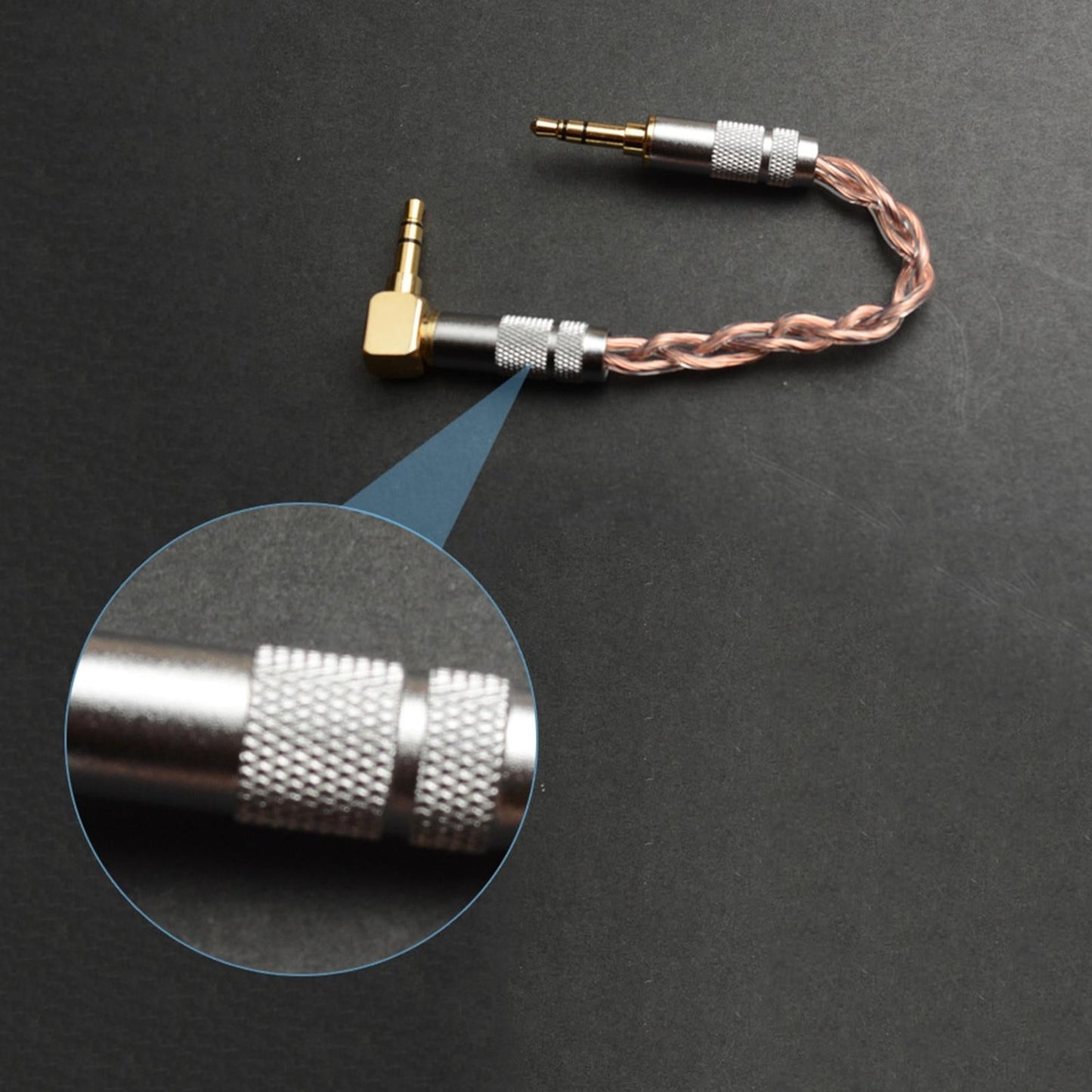 Audio Adapter Cable 3.5mm Microphone Universal Sound Card for Ipods iPhones Straight + Elbow