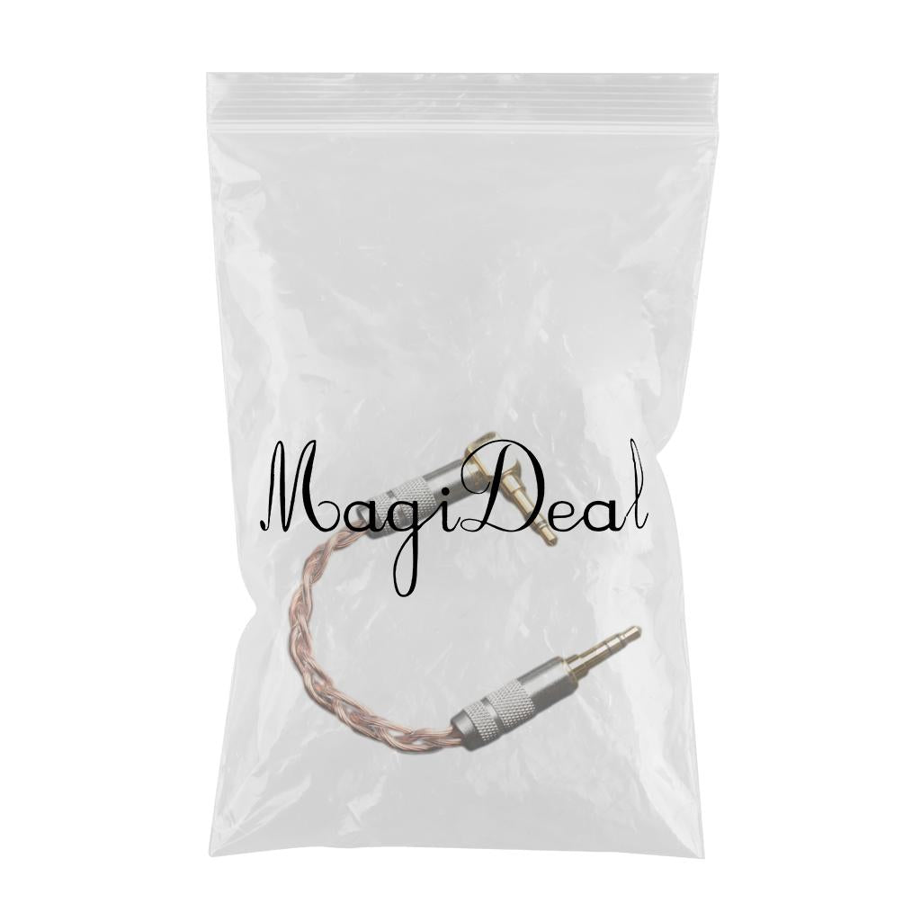 Audio Adapter Cable 3.5mm Microphone Universal Sound Card for Ipods iPhones Straight + Elbow