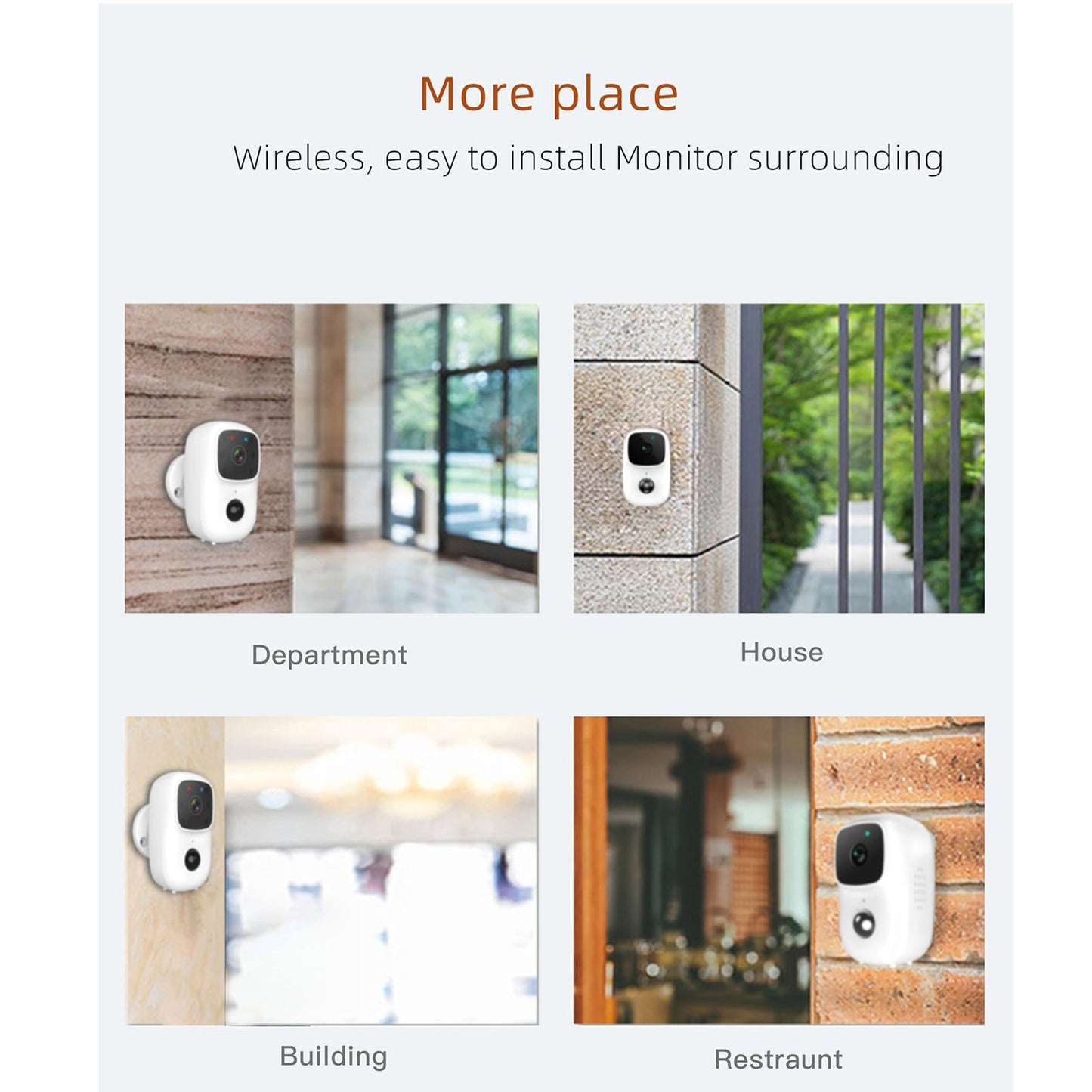 Intelligence Security Camera Creative Door Bell Camera for Household Office