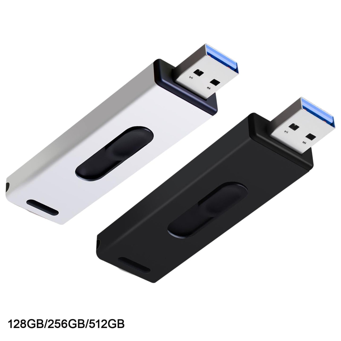 USB 3.1 Flash Disk Super Speed Memory Stick for Computer Gadget Black 128GB