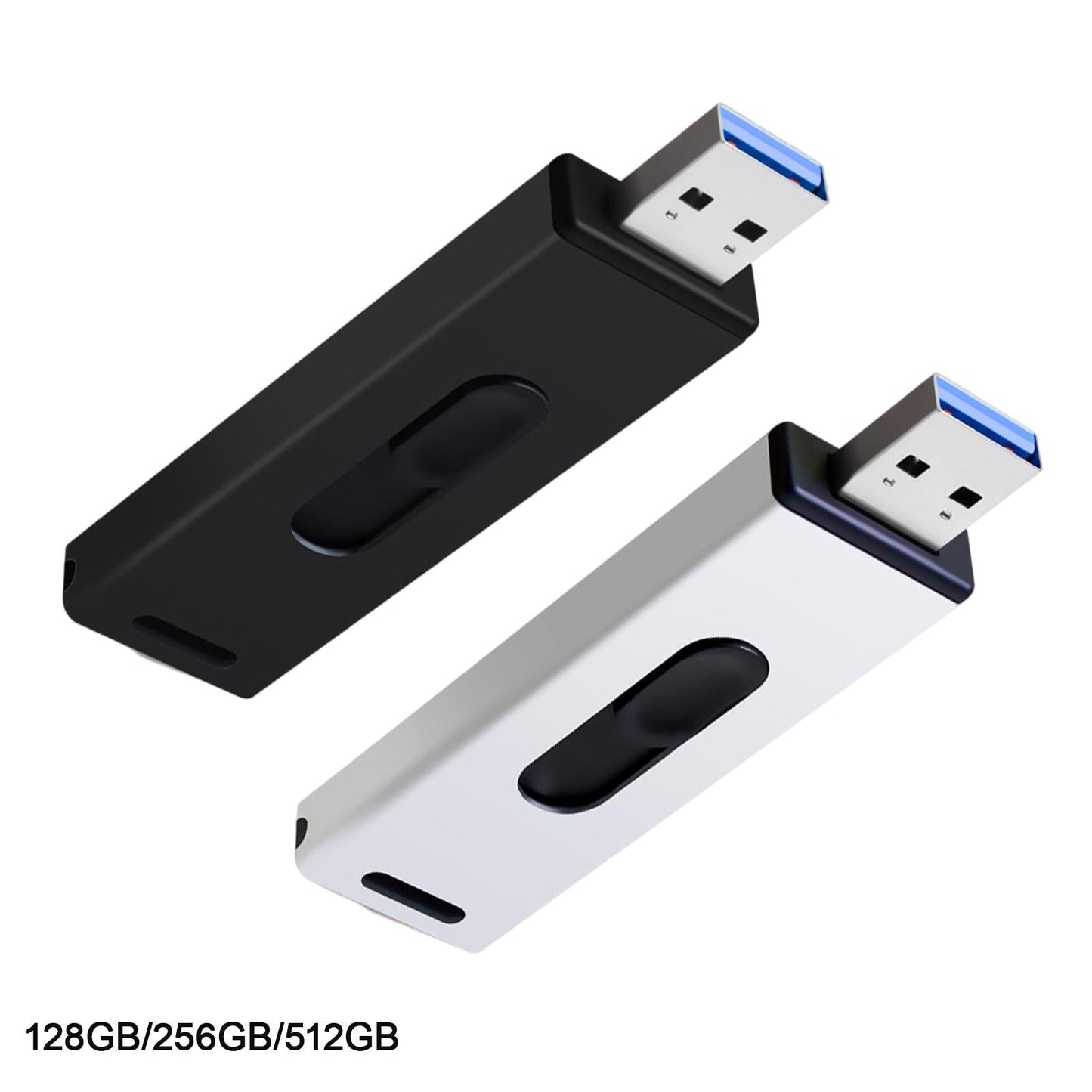 USB 3.1 Flash Disk Super Speed Memory Stick for Computer Gadget Black 128GB