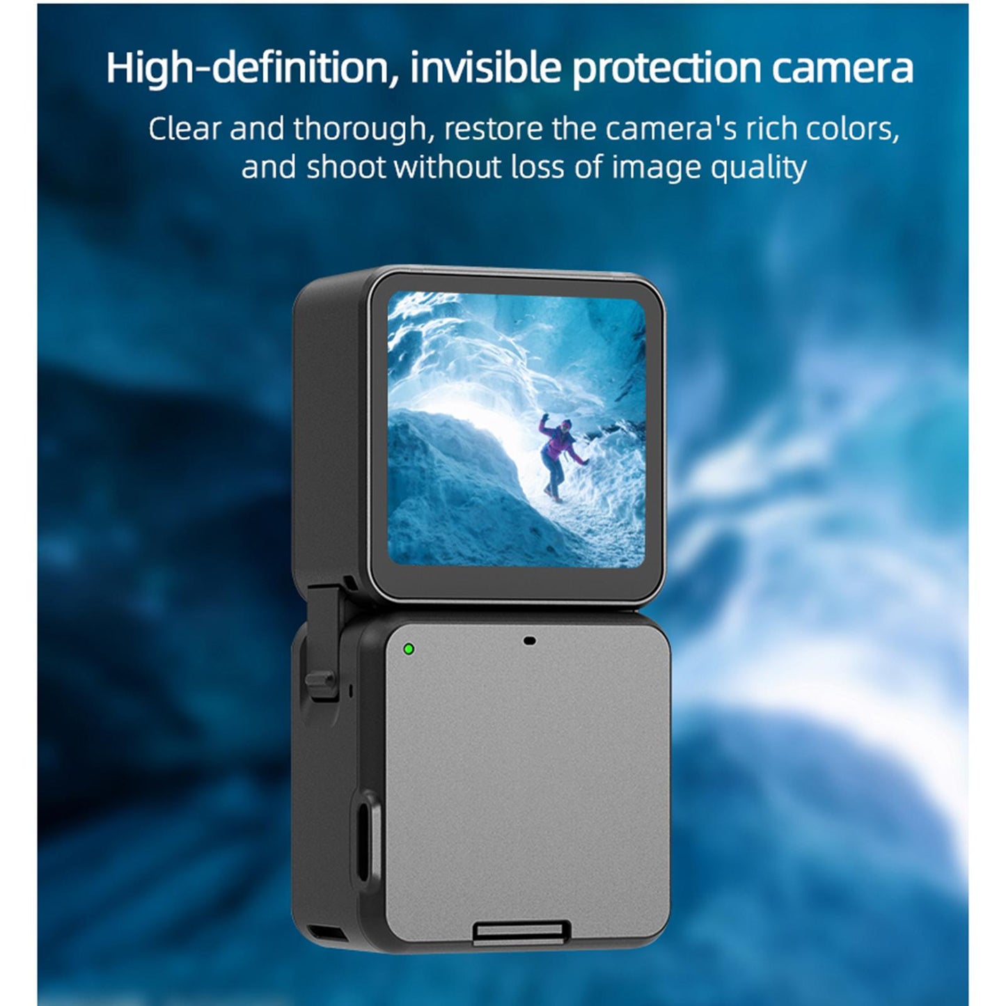 Lens Screen Protective Film for DJI Action 2 Lens Protector Set 2