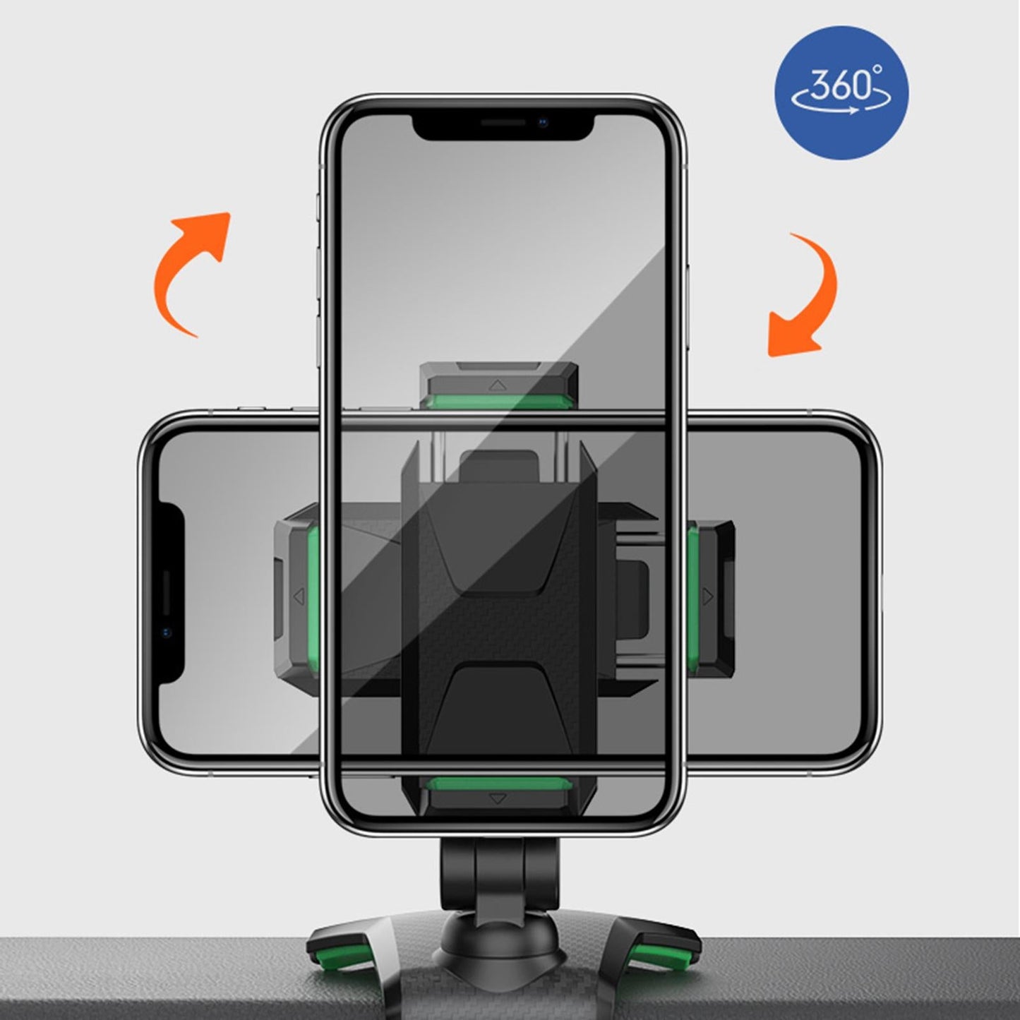 Universal Car Phone Holder Replacement Maximum Angle for 4-7 Inches Car Black Green