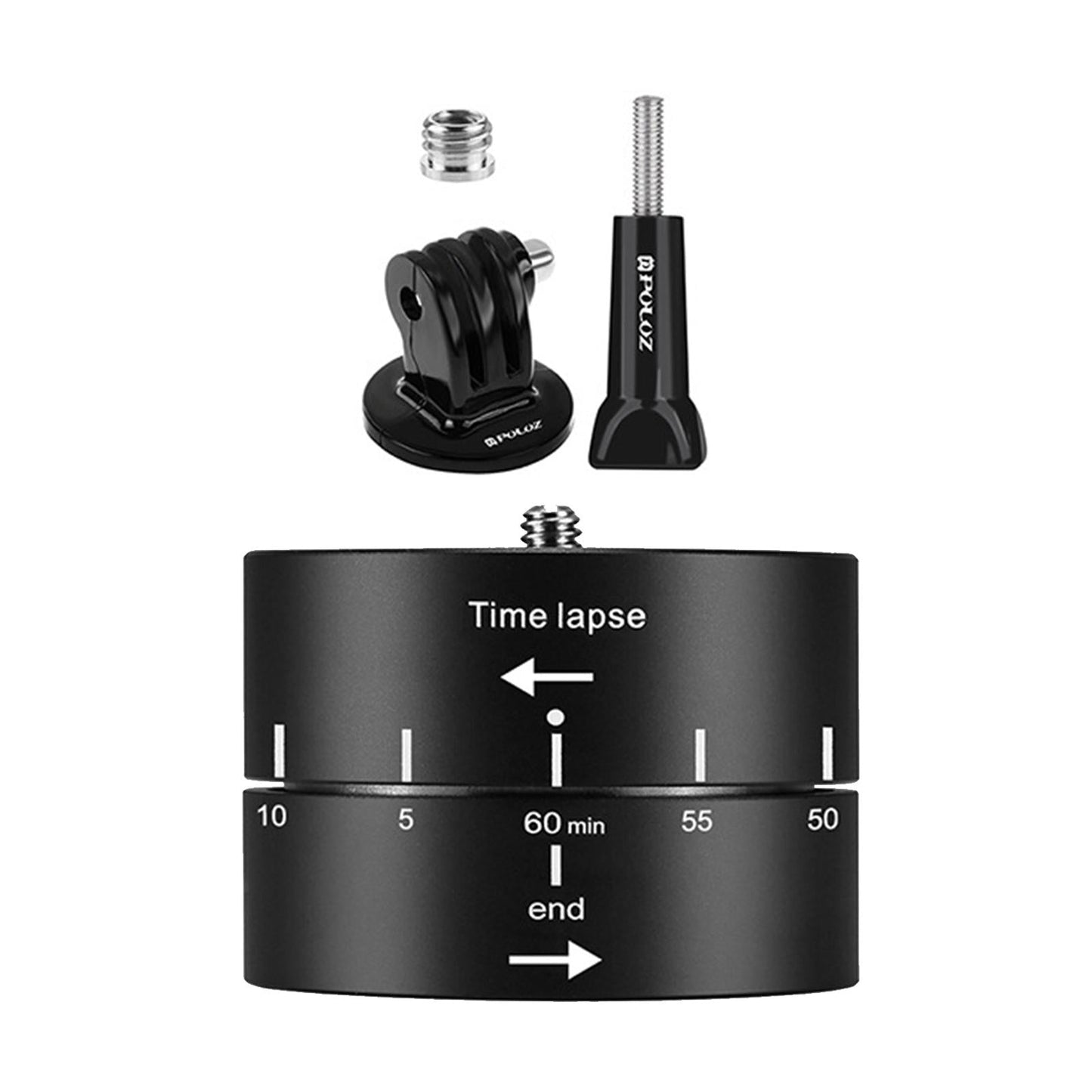 Time Lapse Stabilizer 360-Degree Aluminum for DJI Action Accessory Filming