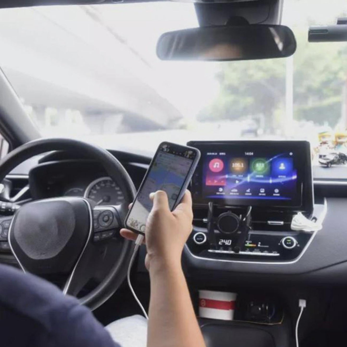 Car Dashboard Phone Bracket 360 Rotatable gm visor Magnetic