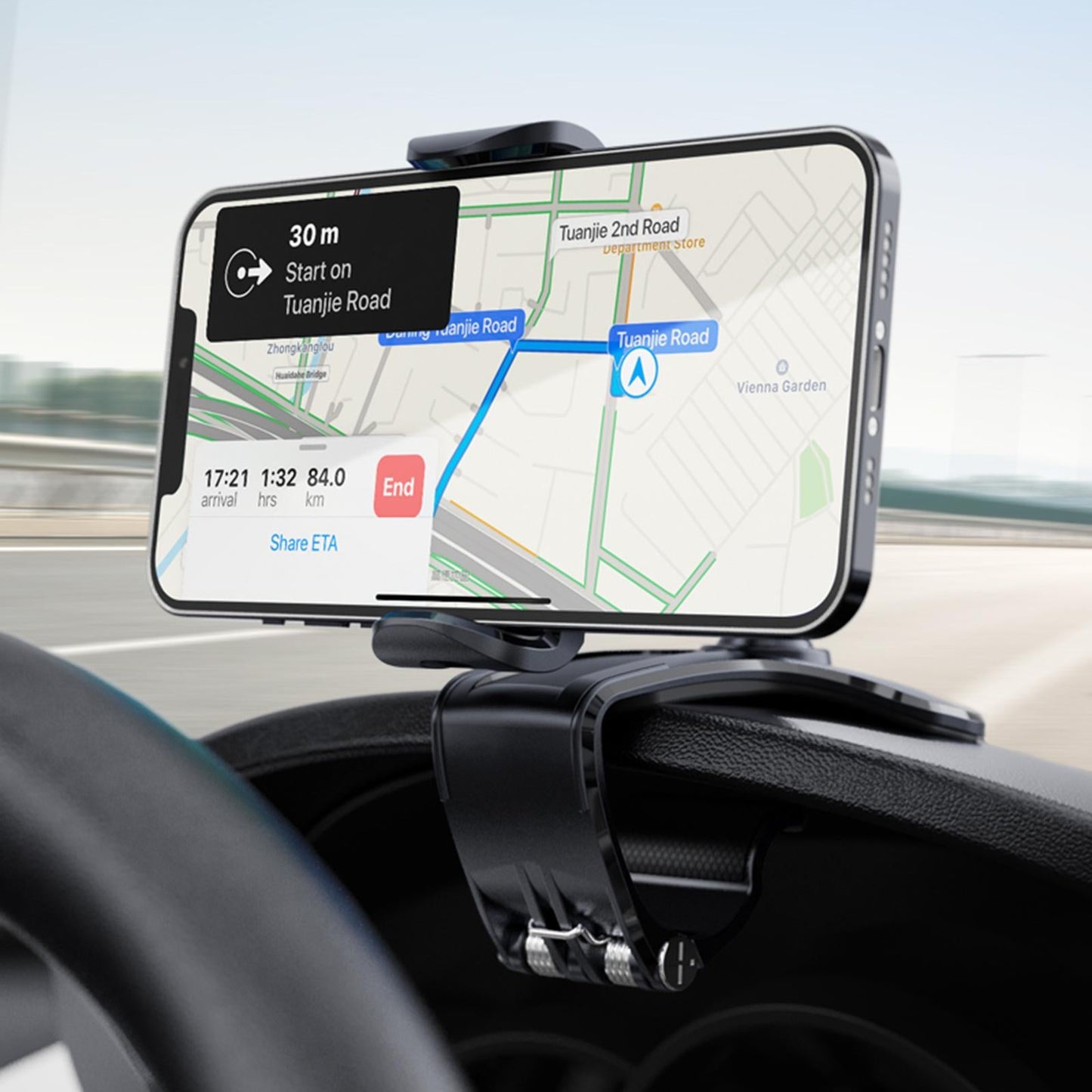 Car Dashboard Phone Bracket 360 Rotatable gm visor air outlet Magnetic