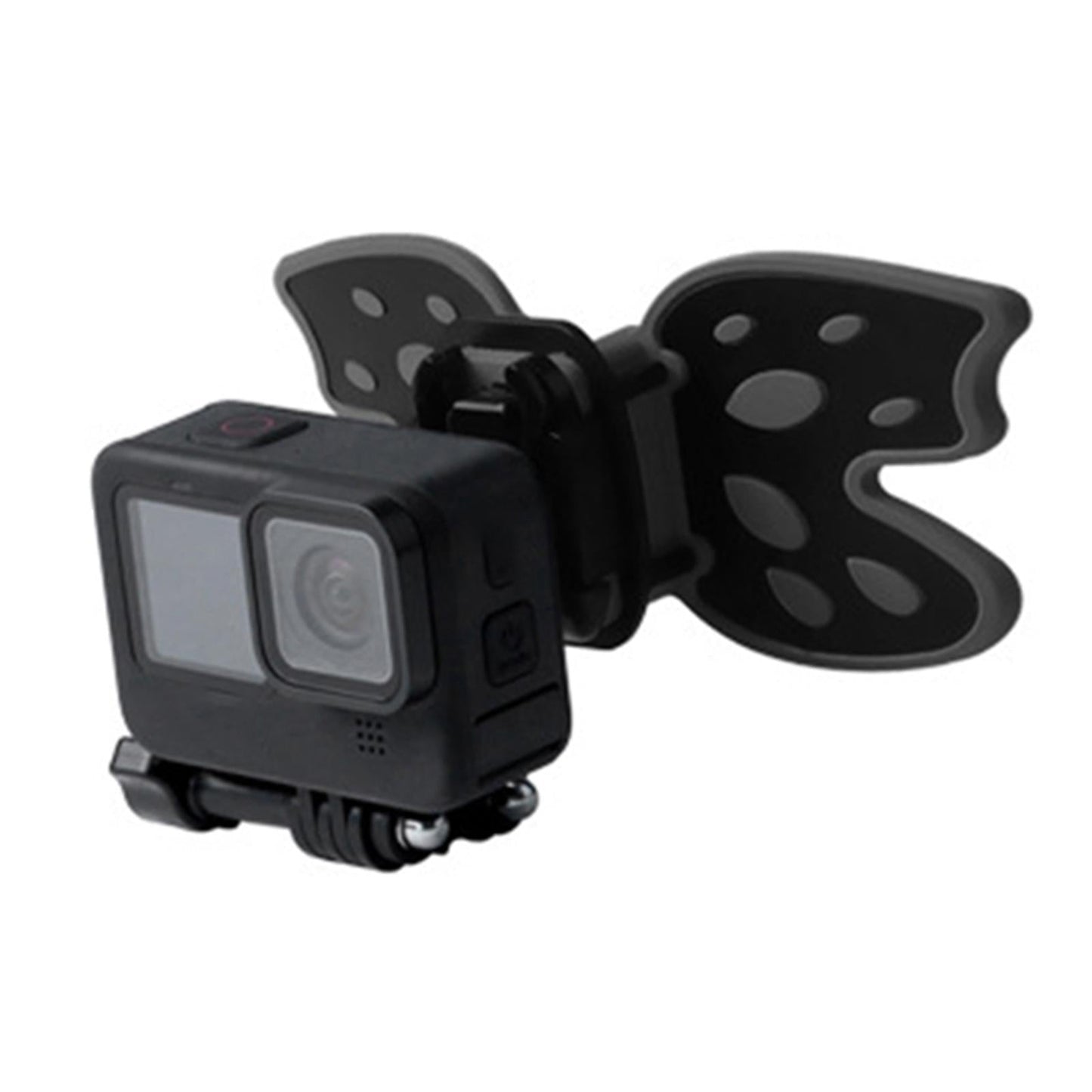 Motorcycle Helmet Chin Strap Mount Shockproof Universal for Action Camera Black