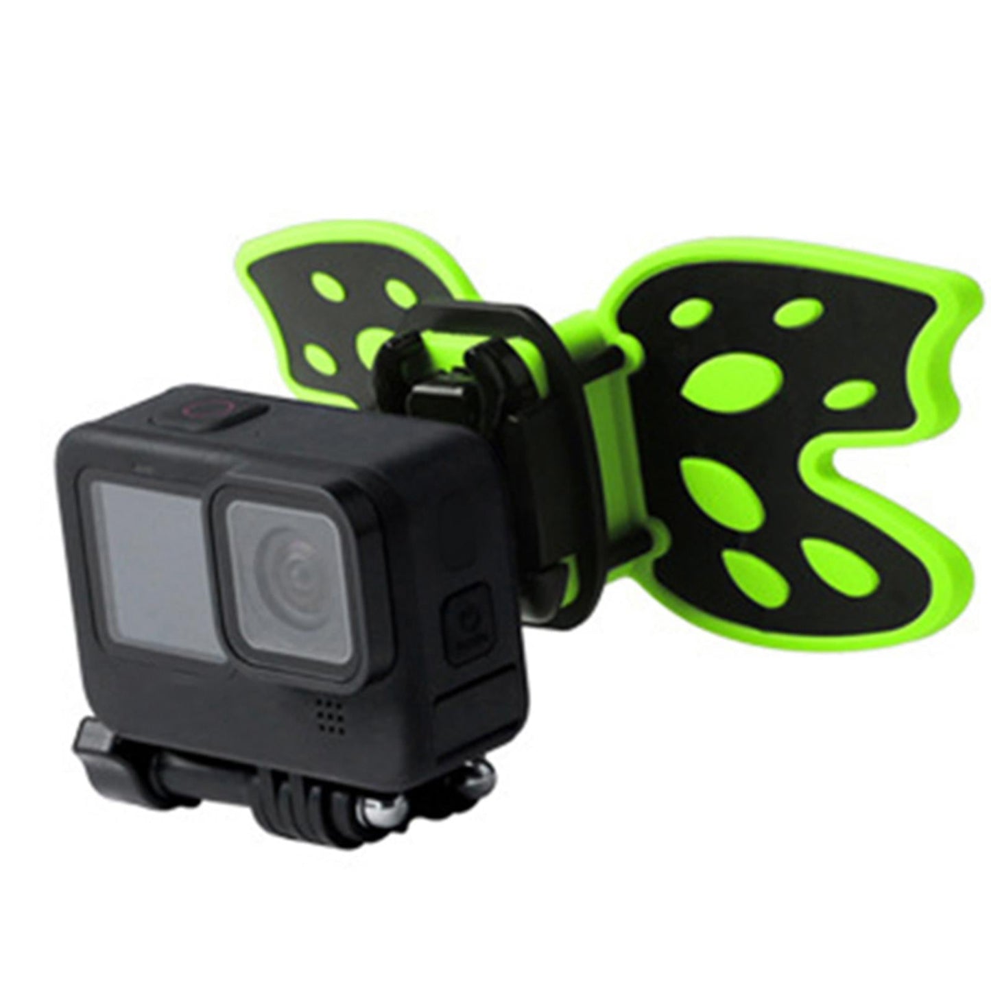 Motorcycle Helmet Chin Strap Mount Shockproof Universal for Action Camera Green