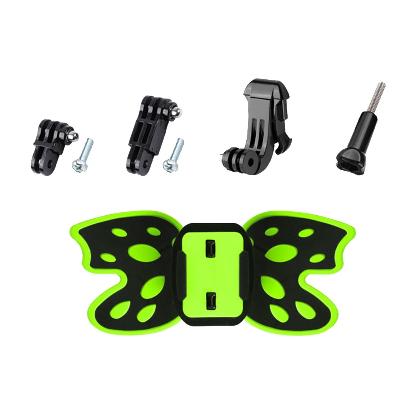 Motorcycle Helmet Chin Strap Mount Shockproof Universal for Action Camera Green