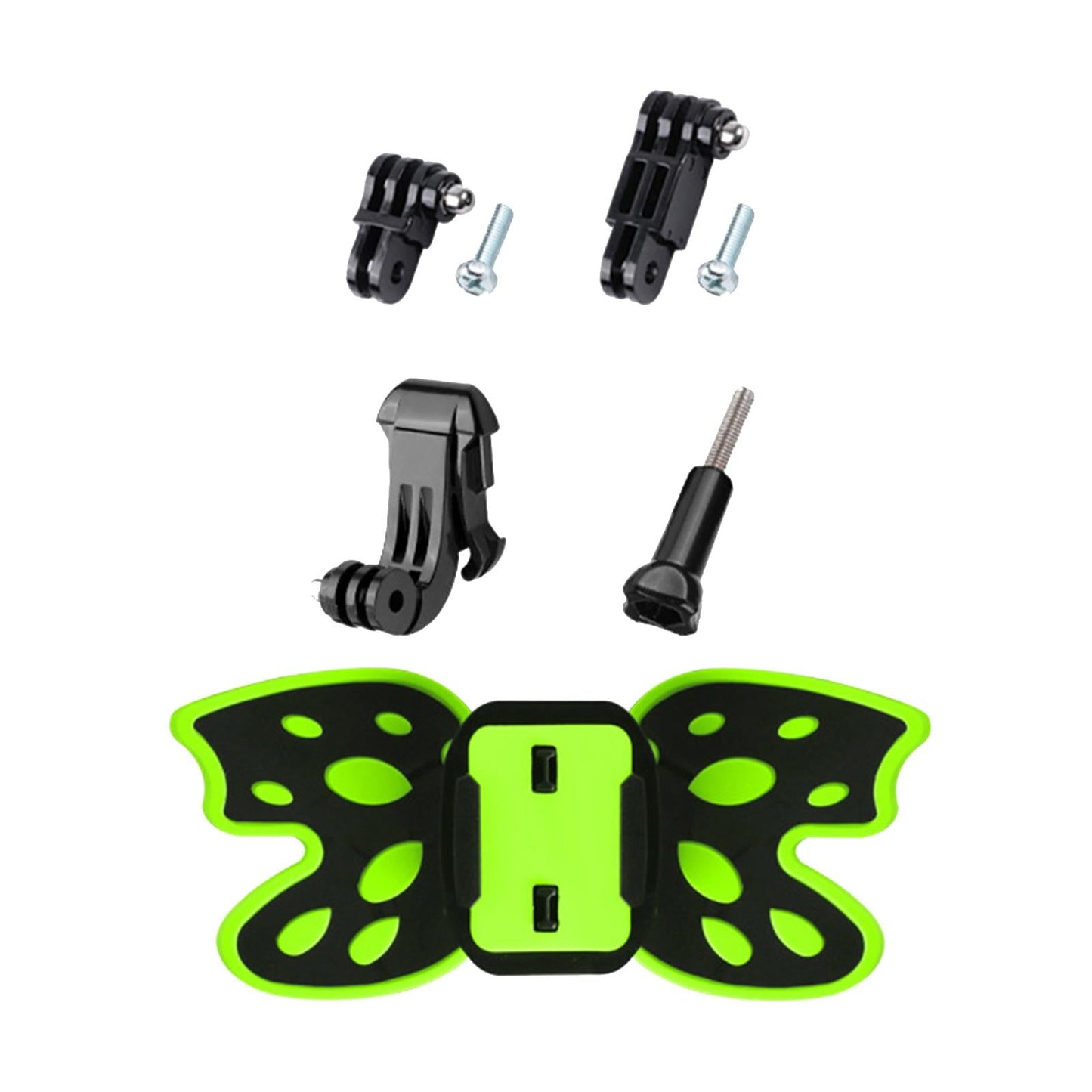 Motorcycle Helmet Chin Strap Mount Shockproof Universal for Action Camera Green