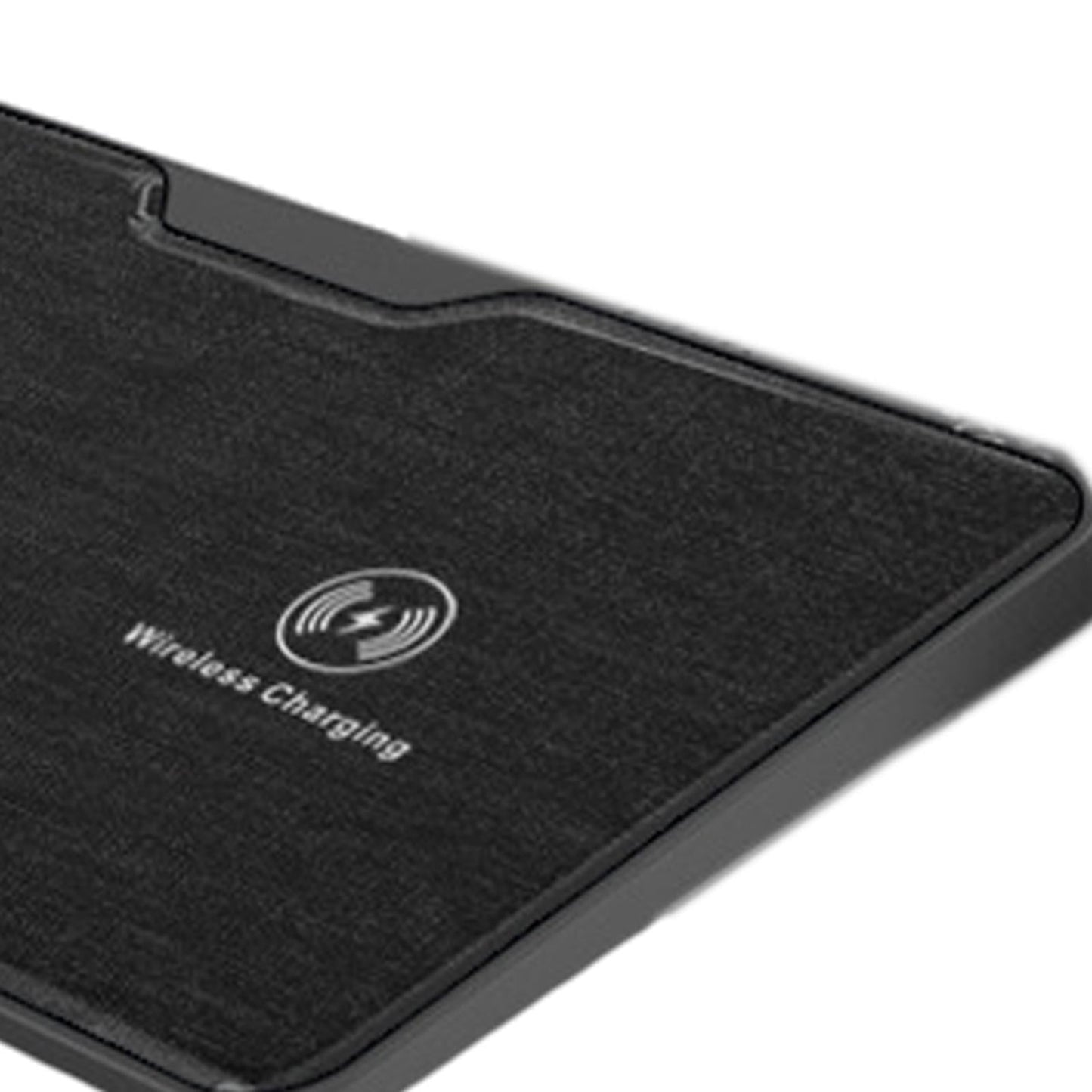 Dual Wireless Charger Qi ABS 2 in 1 Station Dock W/ LED Indicator for Phone Black