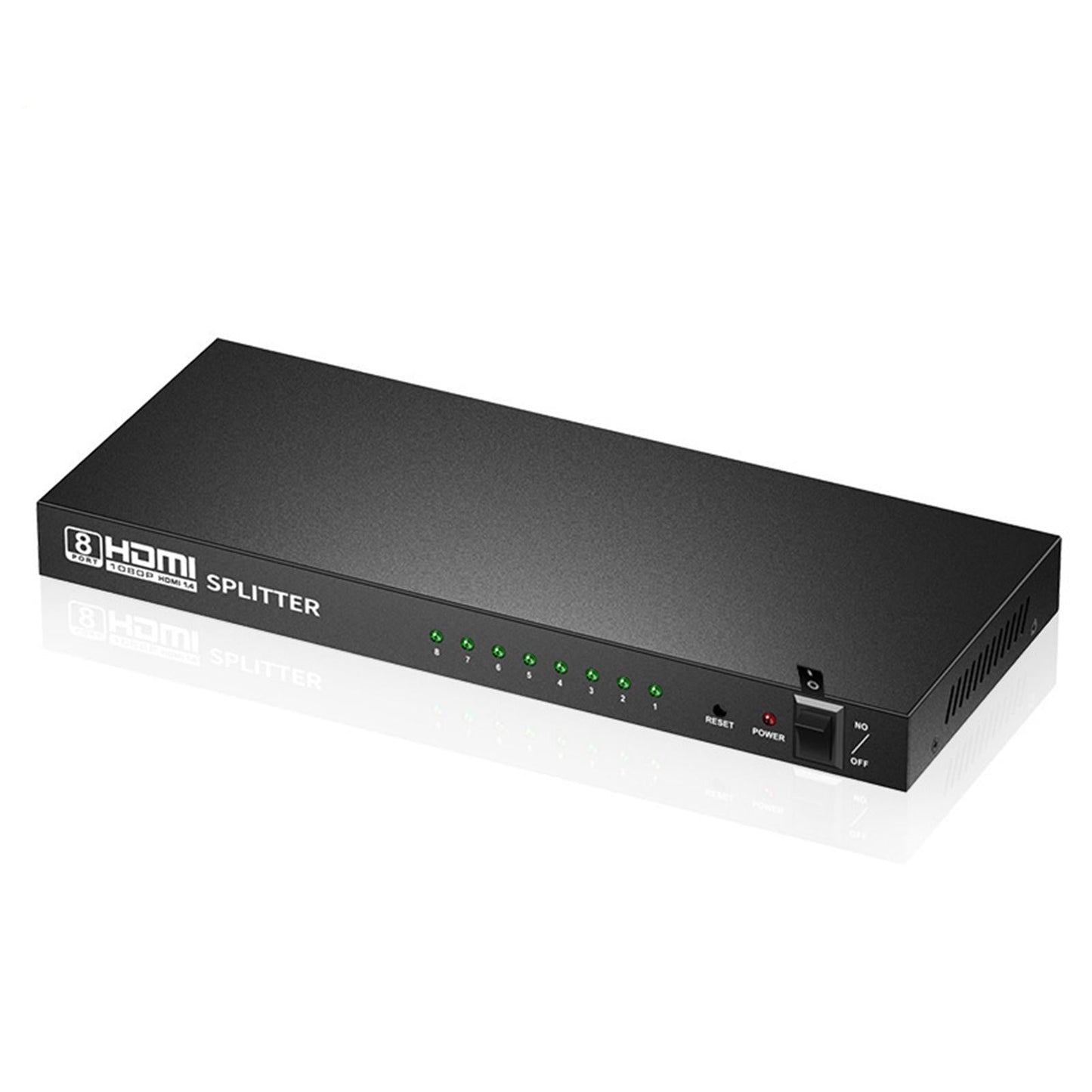 HDMI Splitter 1 in 8 Out High Resolution for STB DVD PS3 Office Teaching