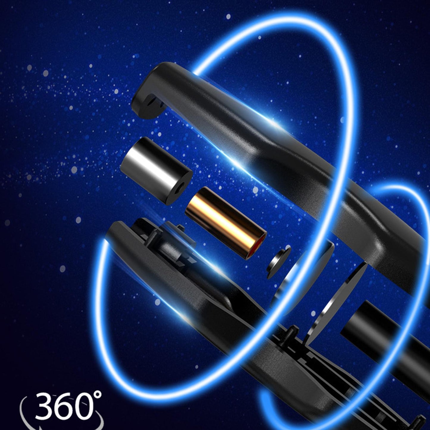 Computer Microphone RGB Light-Emitting for PC Laptop Plug Play 3.5mm