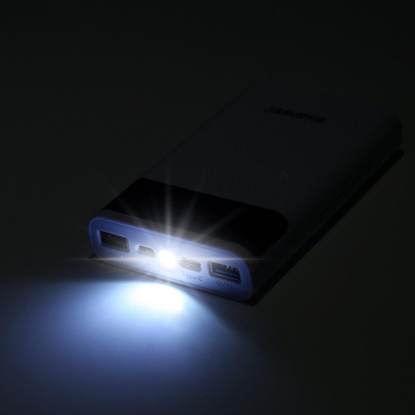 18650 DIY Power Bank Dual USB Fast Charging Portable for USB Devices White