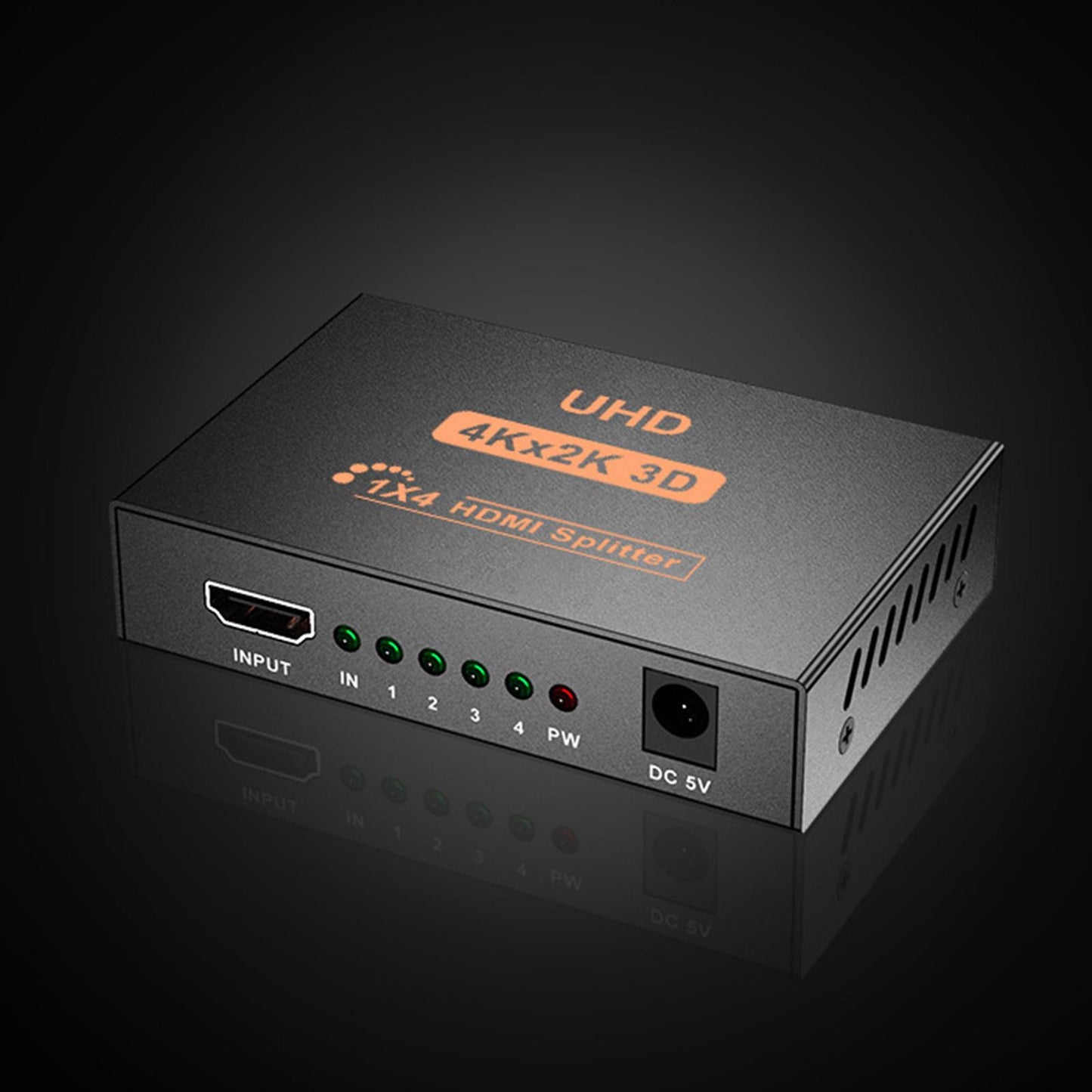 HDMI Splitter Switch Switcher 1 in 4 Out 4KX2K Smart for UK Power Supply