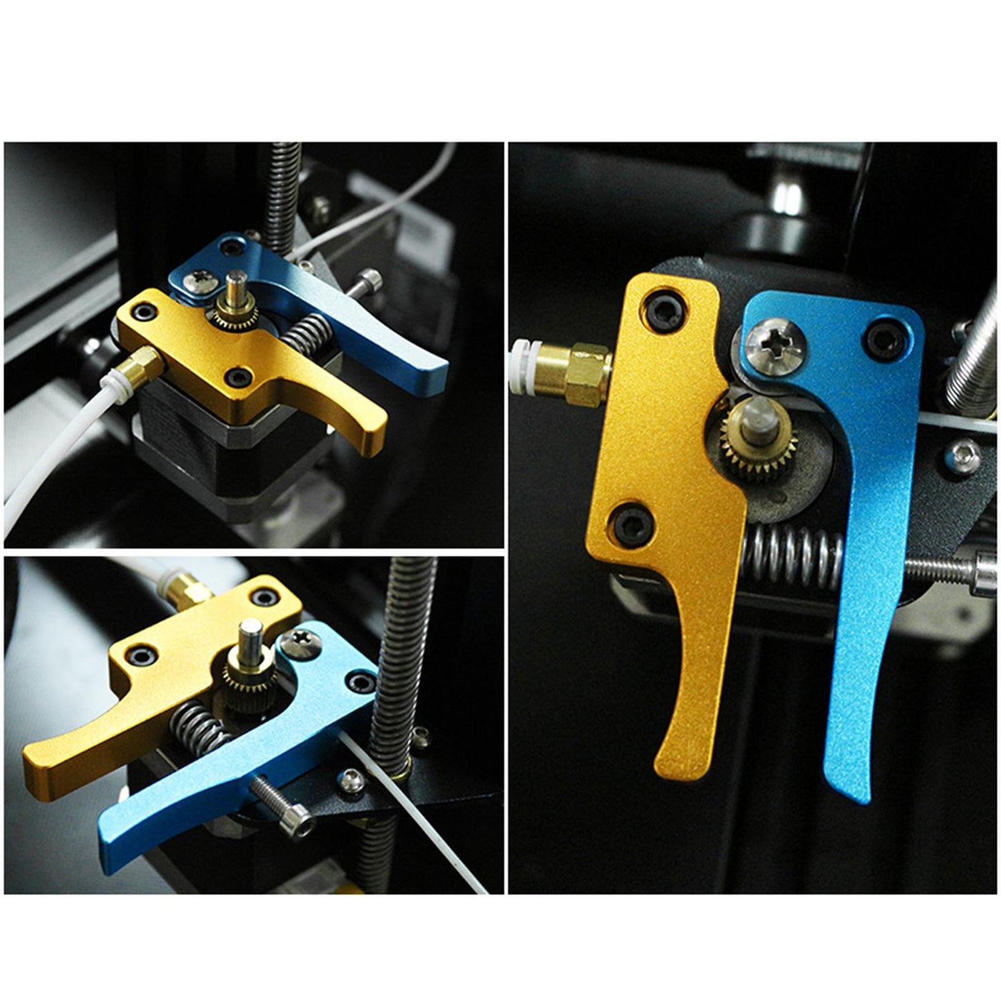 Dual Gear Extruder Double Pulleys for 3D Printer Cr-10 Pro 1.75mm Filament