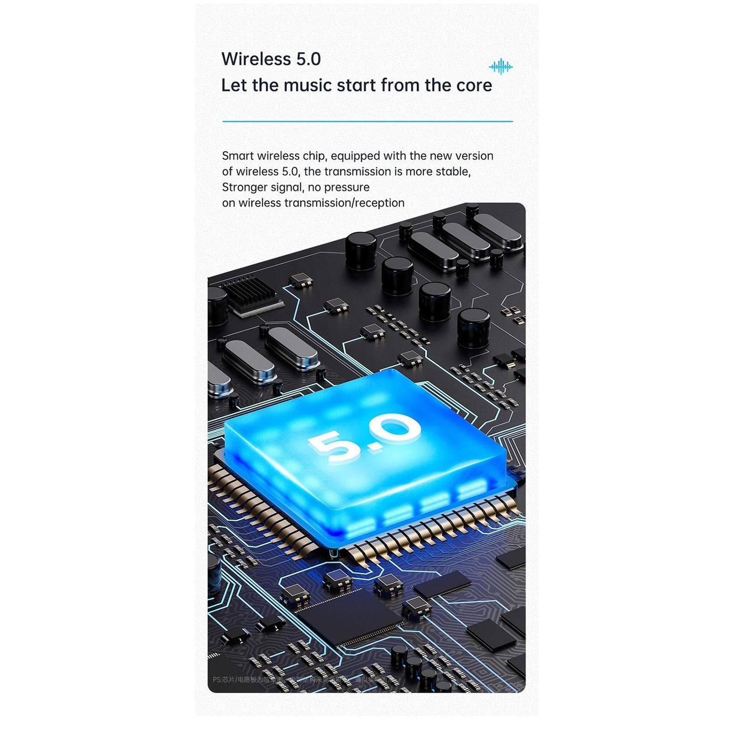 Bluetooth Audio Adapter 3.5mm Wireless Noise Cancelling for Car Home TV