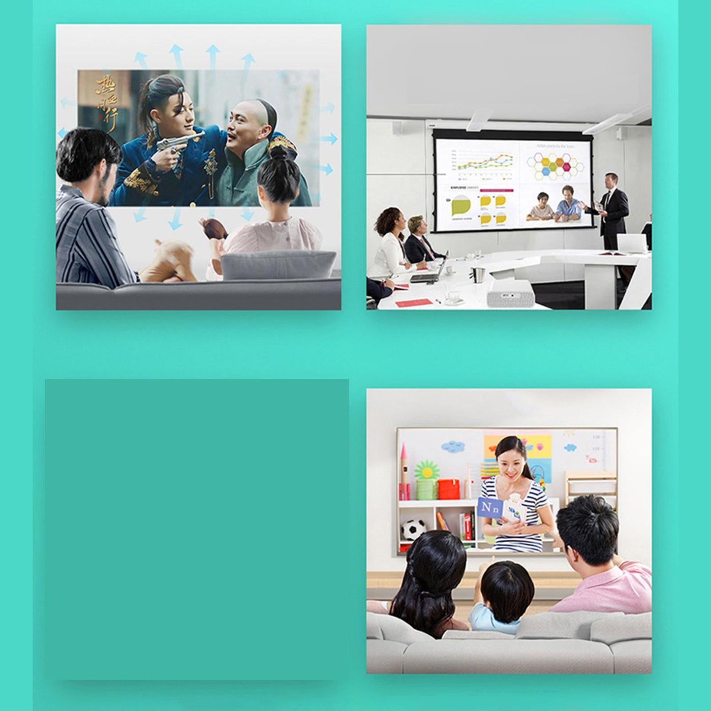 Wireless HDMI Adapter 5G 2.4G for Phone Tablet Laptop Android PC Smartphone White