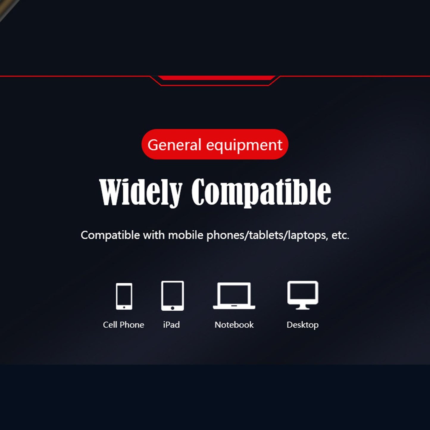 Gaming Earphone Gamer Headset Games Headphones 7.1 With Microphone Red