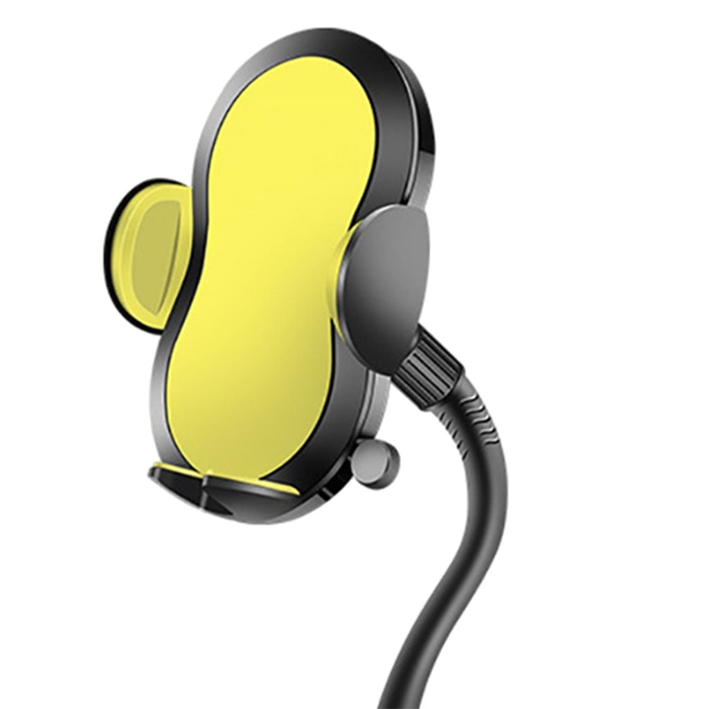 Car Cup Holder Smartphones Phone Mount with Gooseneck Phone Use Yellow