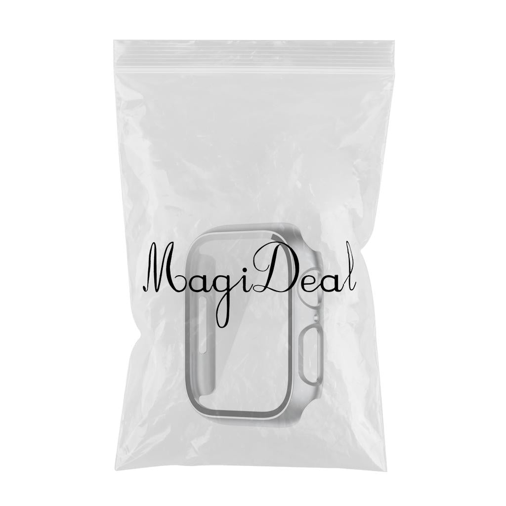 45mm Bumper Frame Protective Case Waterproof for iWatch Series 7 Silver