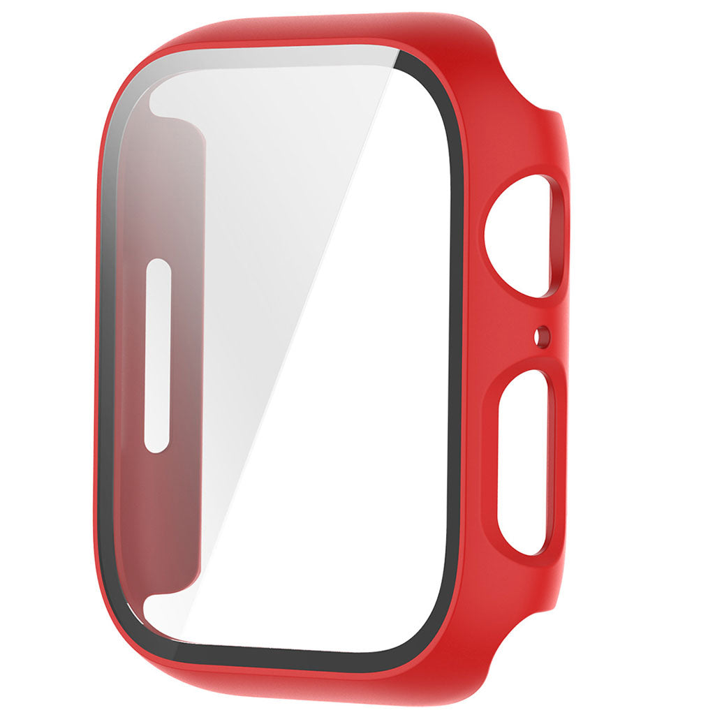 45mm Bumper Frame Protective Case Waterproof for iWatch Series 7 Red