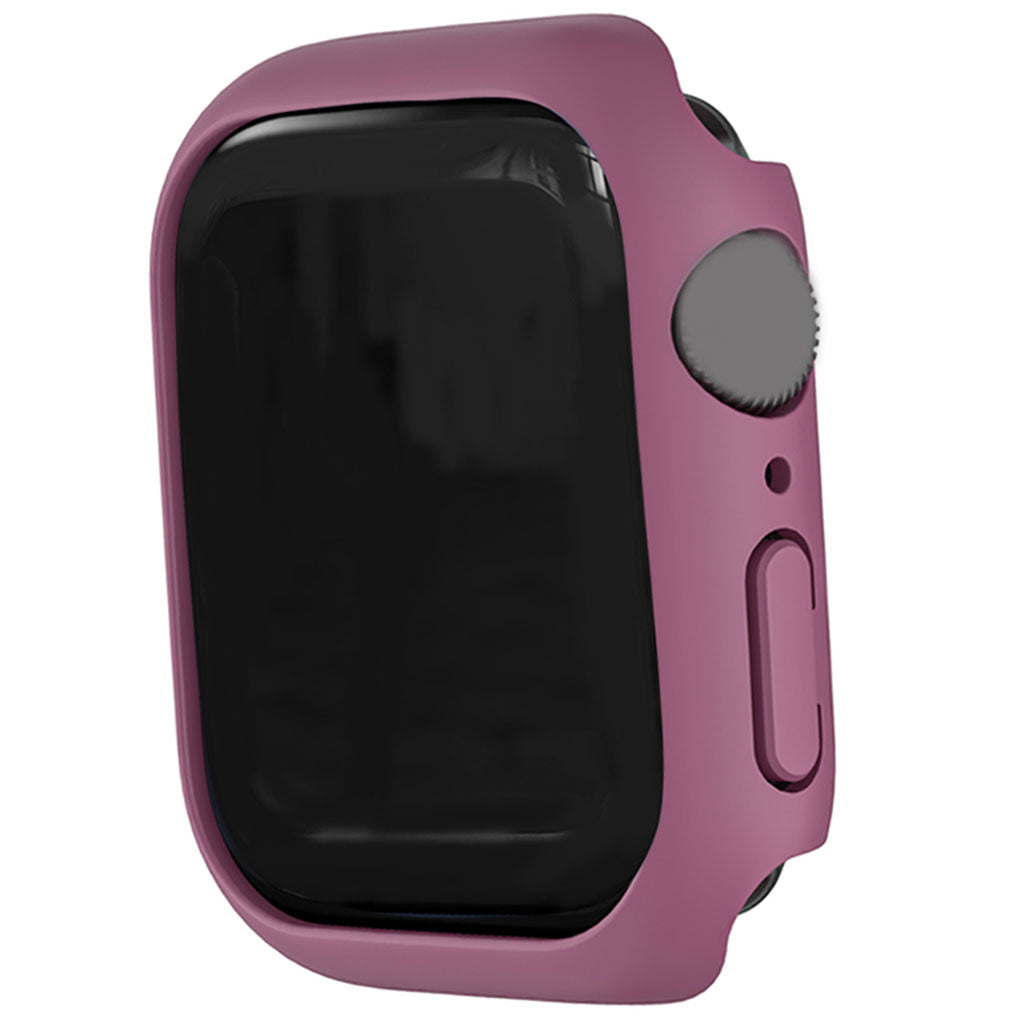 45mm Bumper Frame Protective Case Waterproof for iWatch Series 7 Wine Red