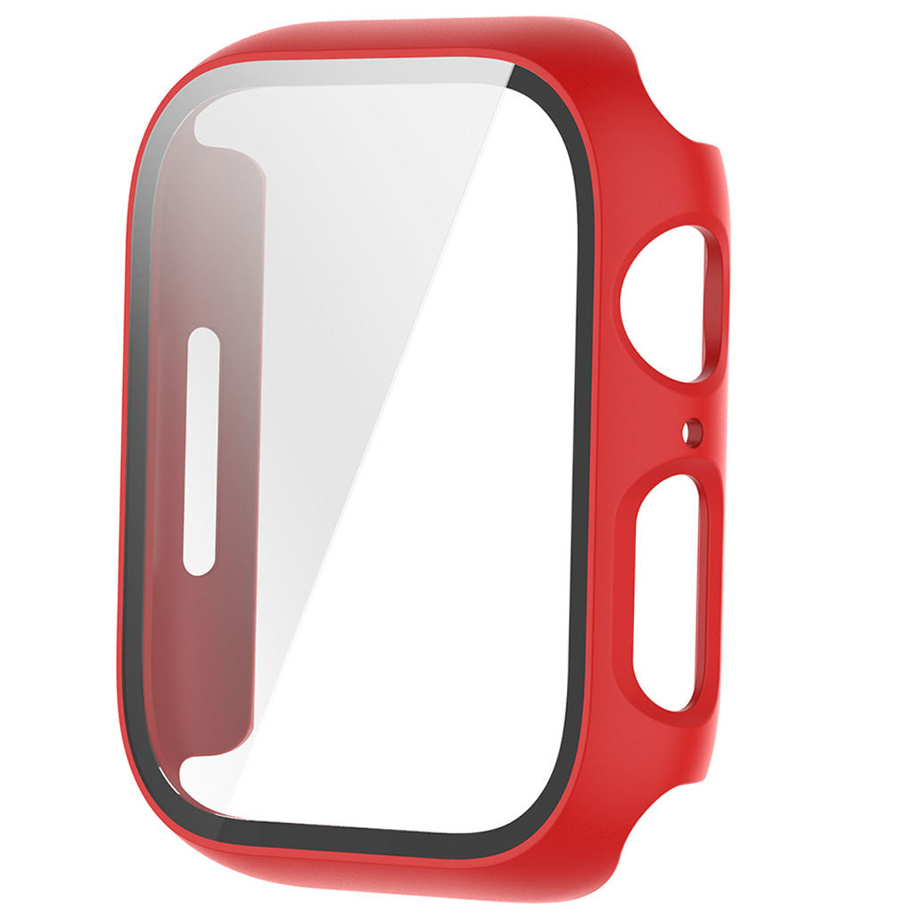 Watch Case Bumper Cover Scratches Defense for Apple Watch 7 41mm Women Men Red
