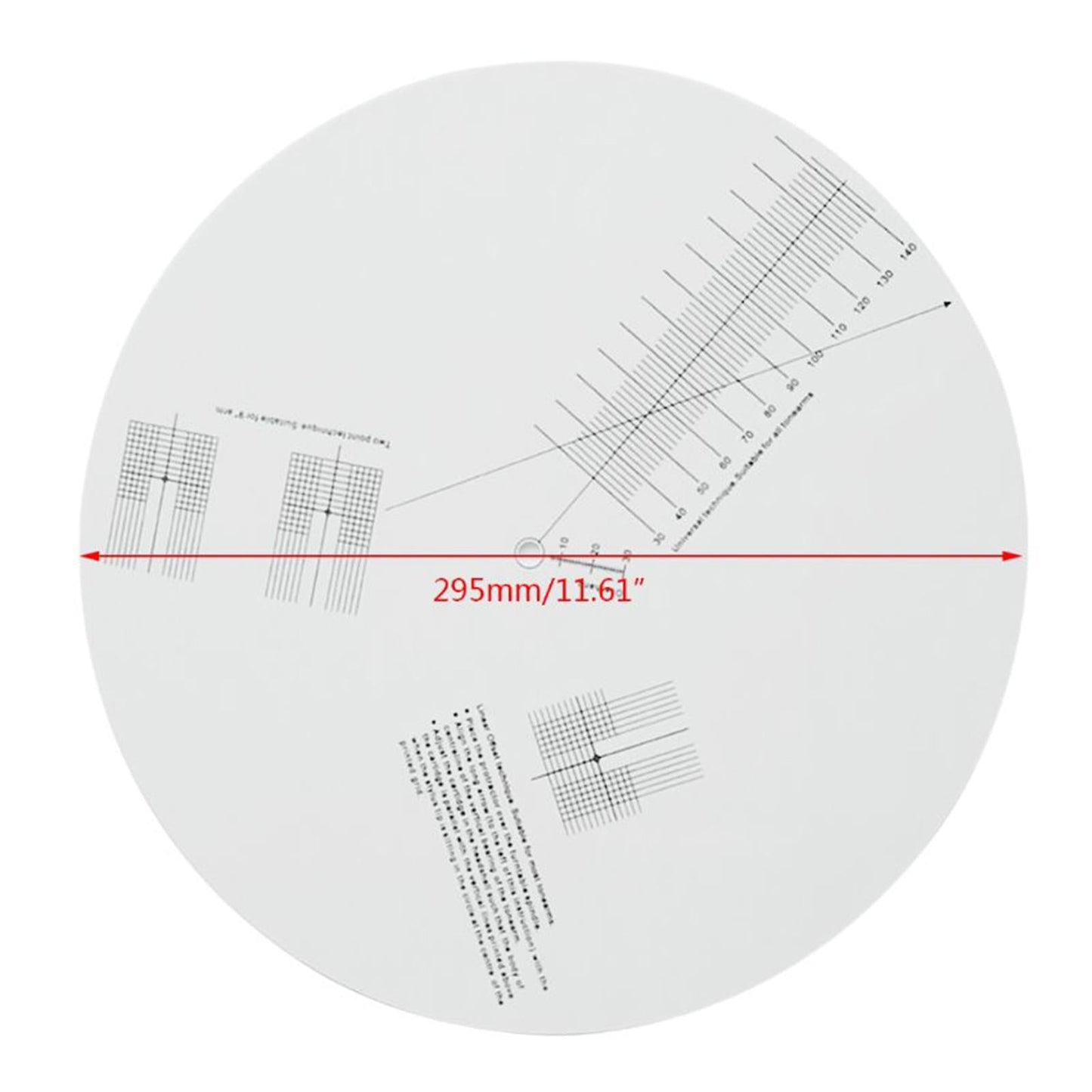 Pickup Calibration Plate Adjustment Tool Non-Slip for Turntable Accessories