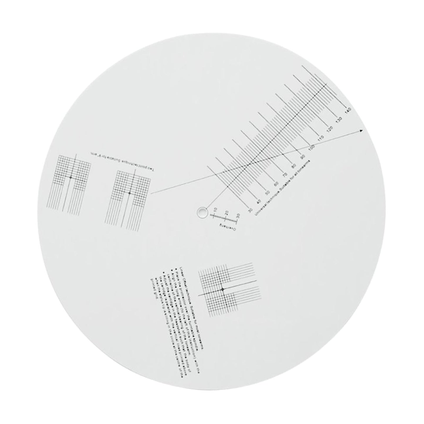 Pickup Calibration Plate Adjustment Tool Non-Slip for Turntable Accessories