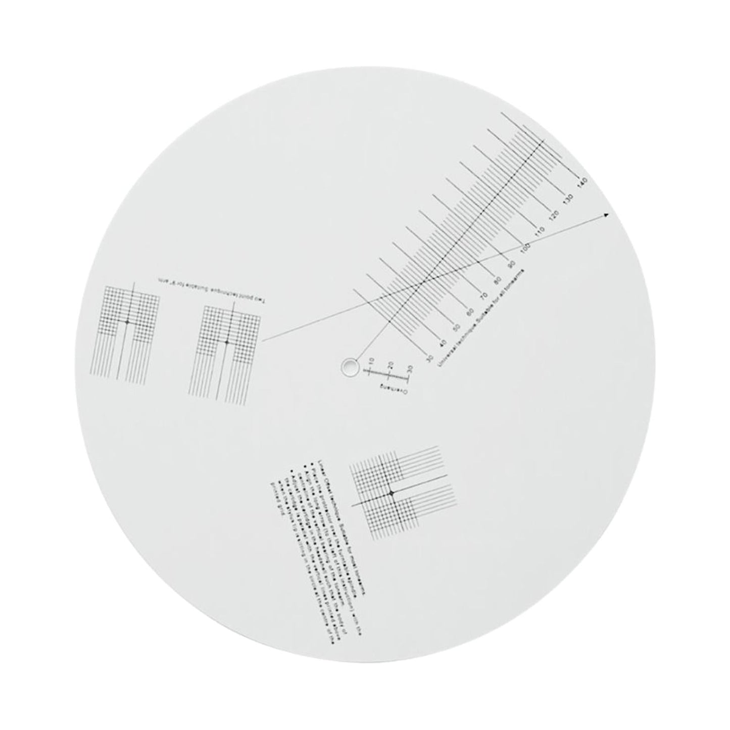 Pickup Calibration Plate Adjustment Tool Non-Slip for Turntable Accessories