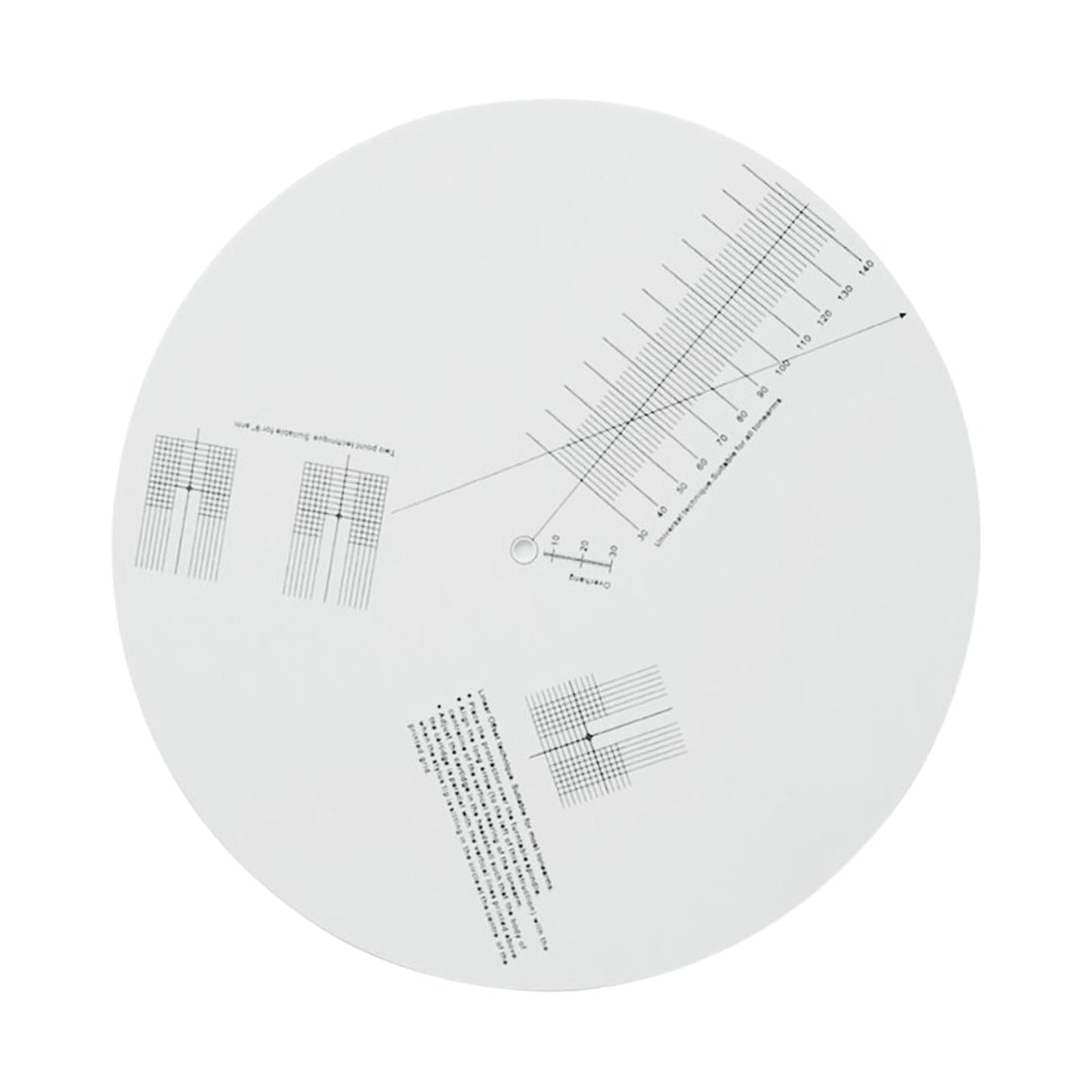 Pickup Calibration Plate Adjustment Tool Non-Slip for Turntable Accessories