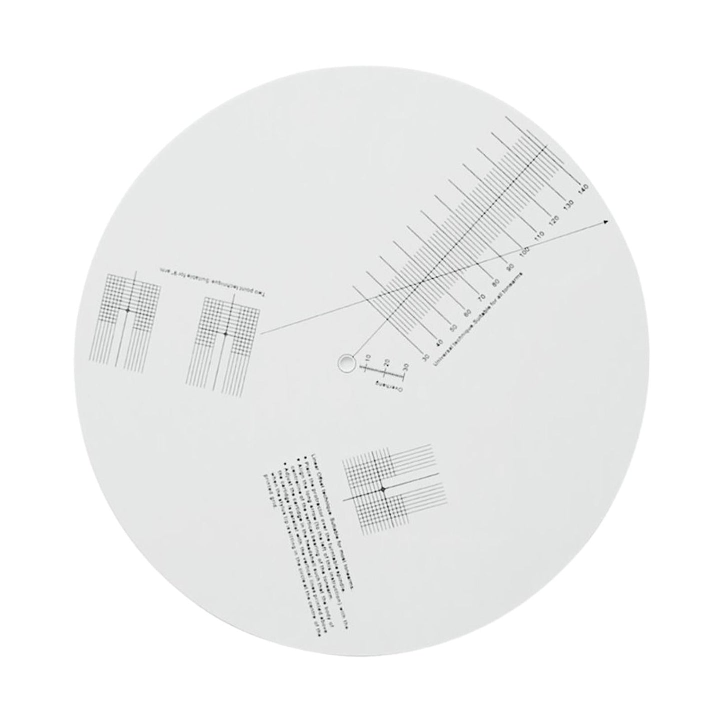 Pickup Calibration Plate Adjustment Tool Non-Slip for Turntable Accessories
