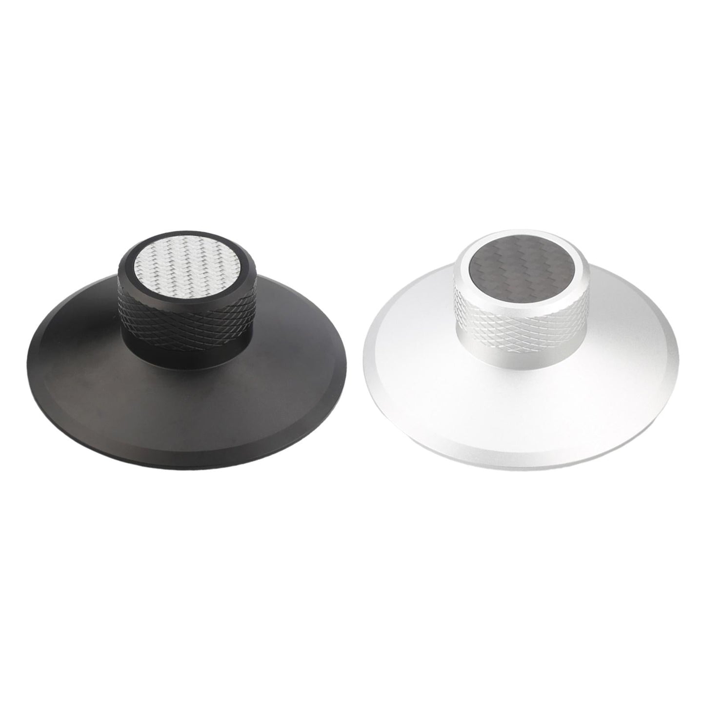 Disc Stabilizer Aluminium Alloy Clamp Record Weight for Player Chassis White