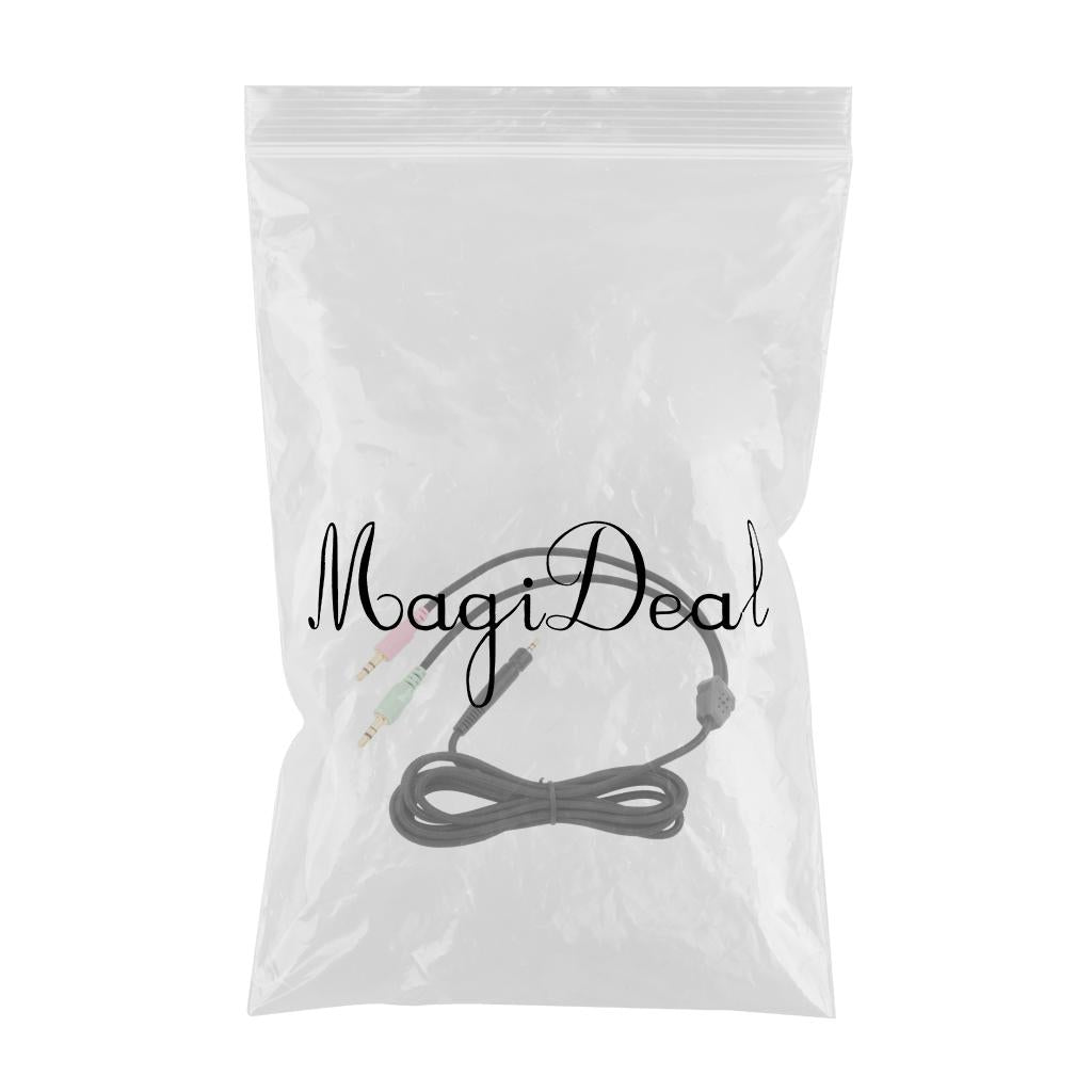 3.5mm Headphone Splitter for GSP350/500/600 Game Headset for PC