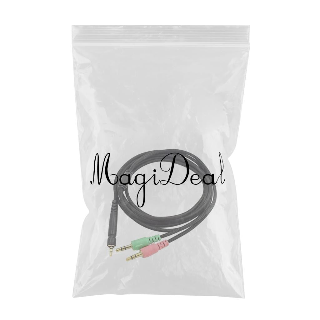 3.5mm Headphone Splitter for GSP350/500/600 Game Headset for PC