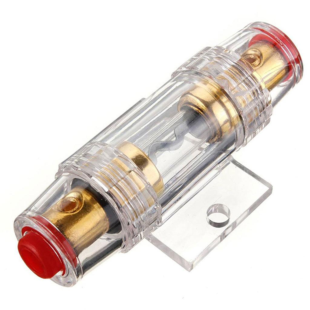 Agu Fuse Holder with 4 Amp Fuse for Automotive Car Audio Power Protect 15A