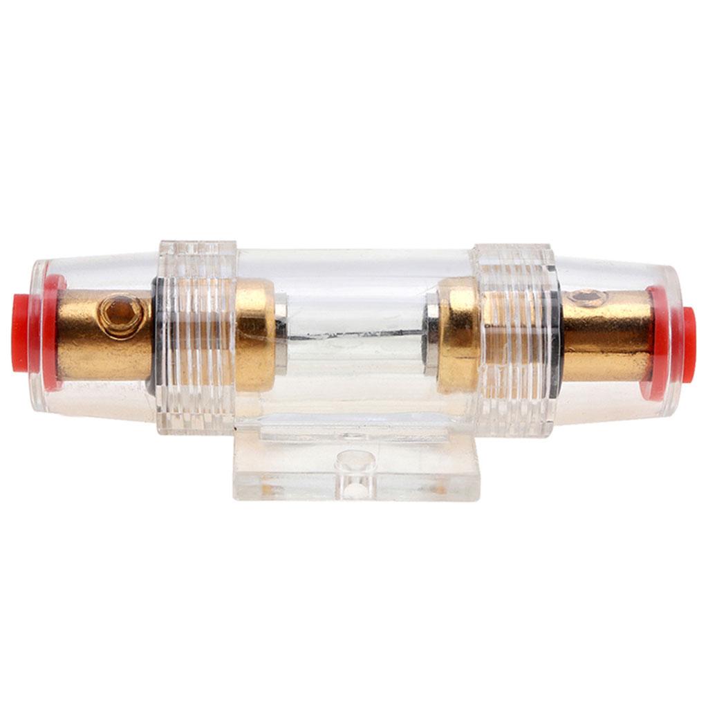 Agu Fuse Holder with 4 Amp Fuse for Automotive Car Audio Power Protect 10A