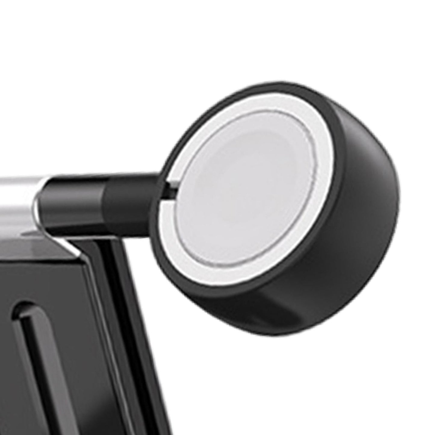 3 in 1 Foldable Qi Charger Magnetic Wireless Charger for iwatch Series Black