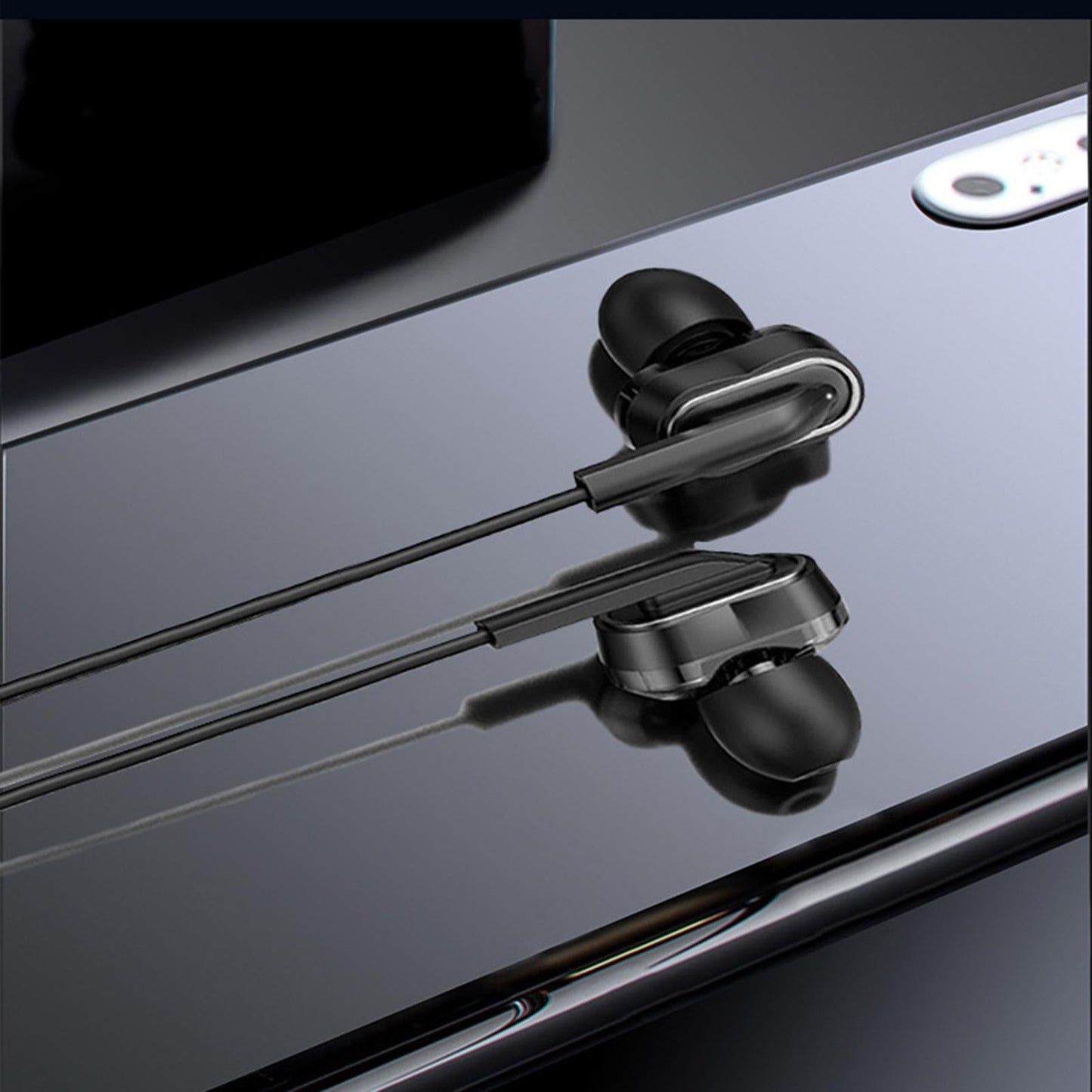 Sport Wired Earbuds Headphones In-Ear 3.5mm for Workout Stylish Red