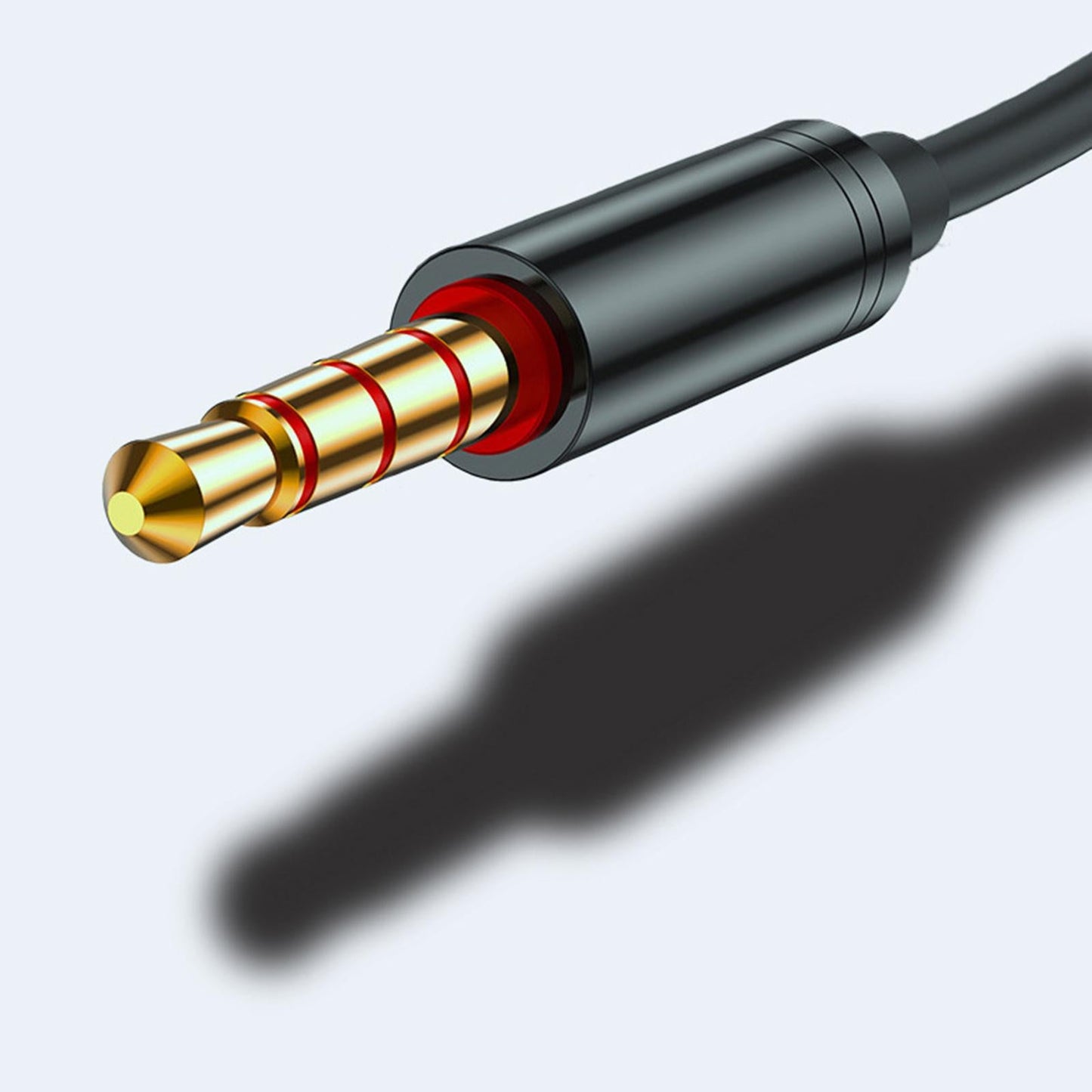 Sport Wired Earbuds Headphones In-Ear 3.5mm for Workout Stylish Red