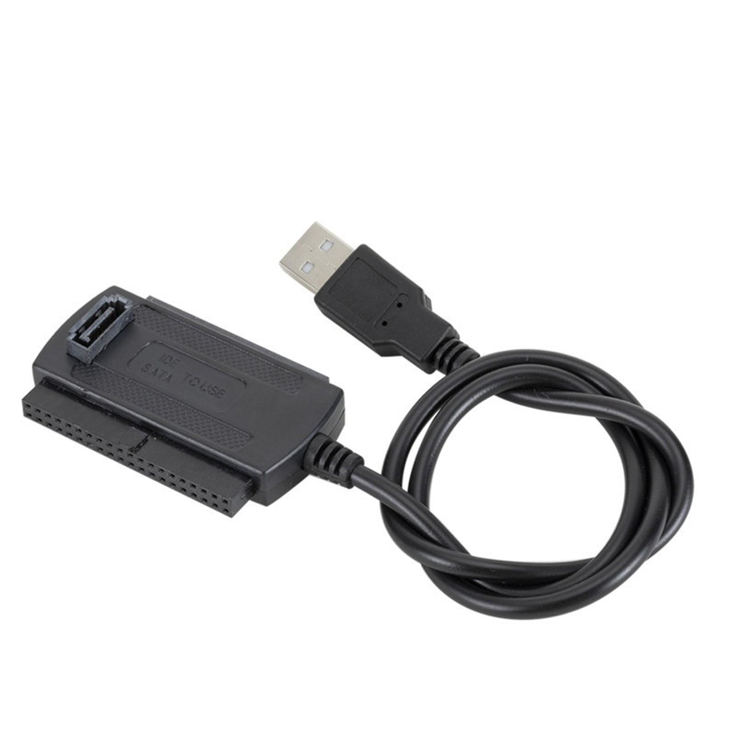 USB 2.0 to SATA Adapter Cable Kit Desktop External Converter 480 Mbps Laptop